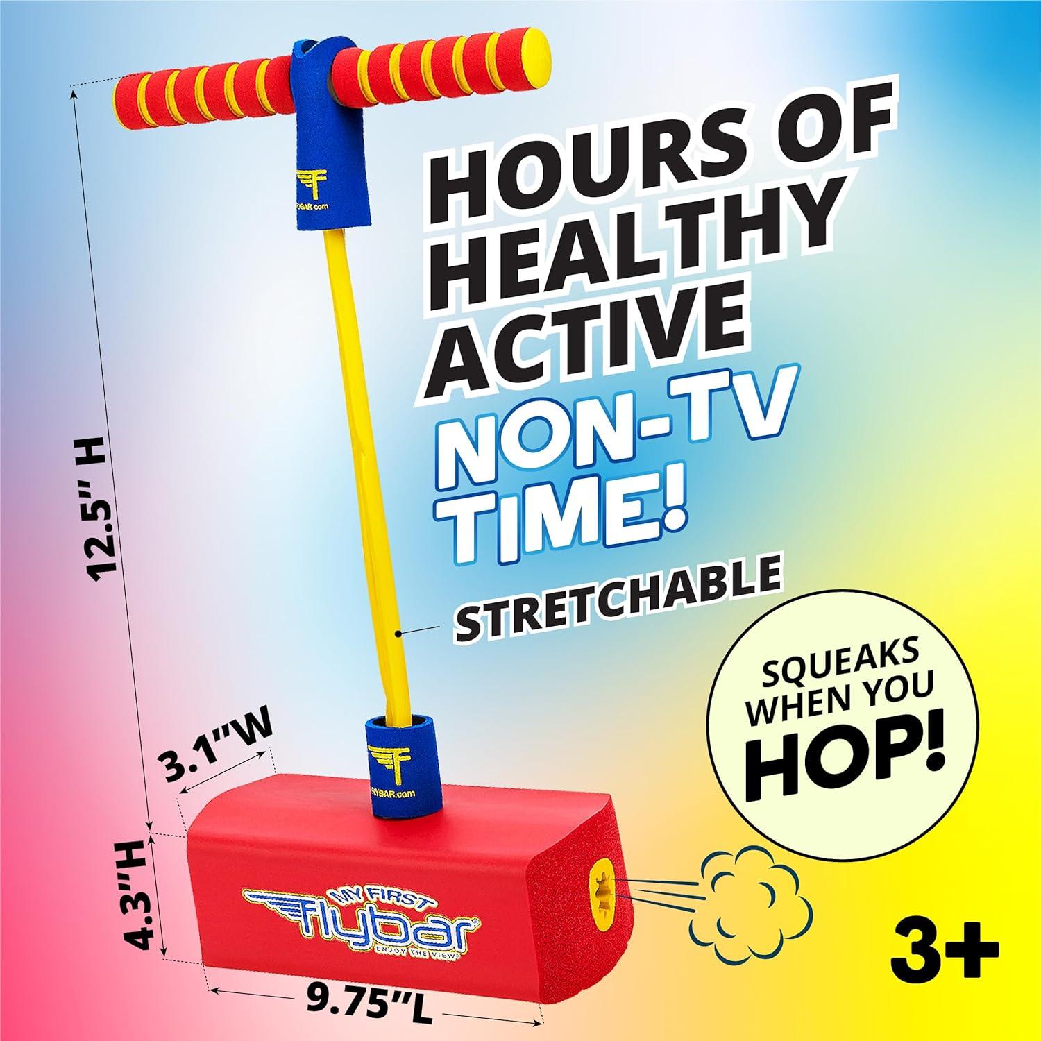 Pogo Stick Flybar MFF para Niños Rojo de Espuma Divertido