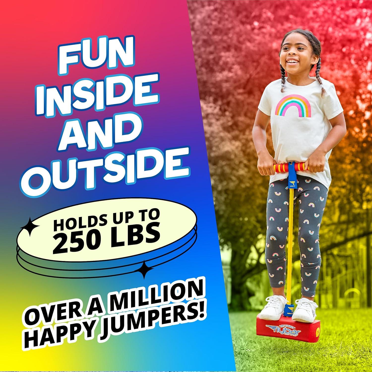 Pogo Stick Flybar MFF para Niños Rojo de Espuma Divertido