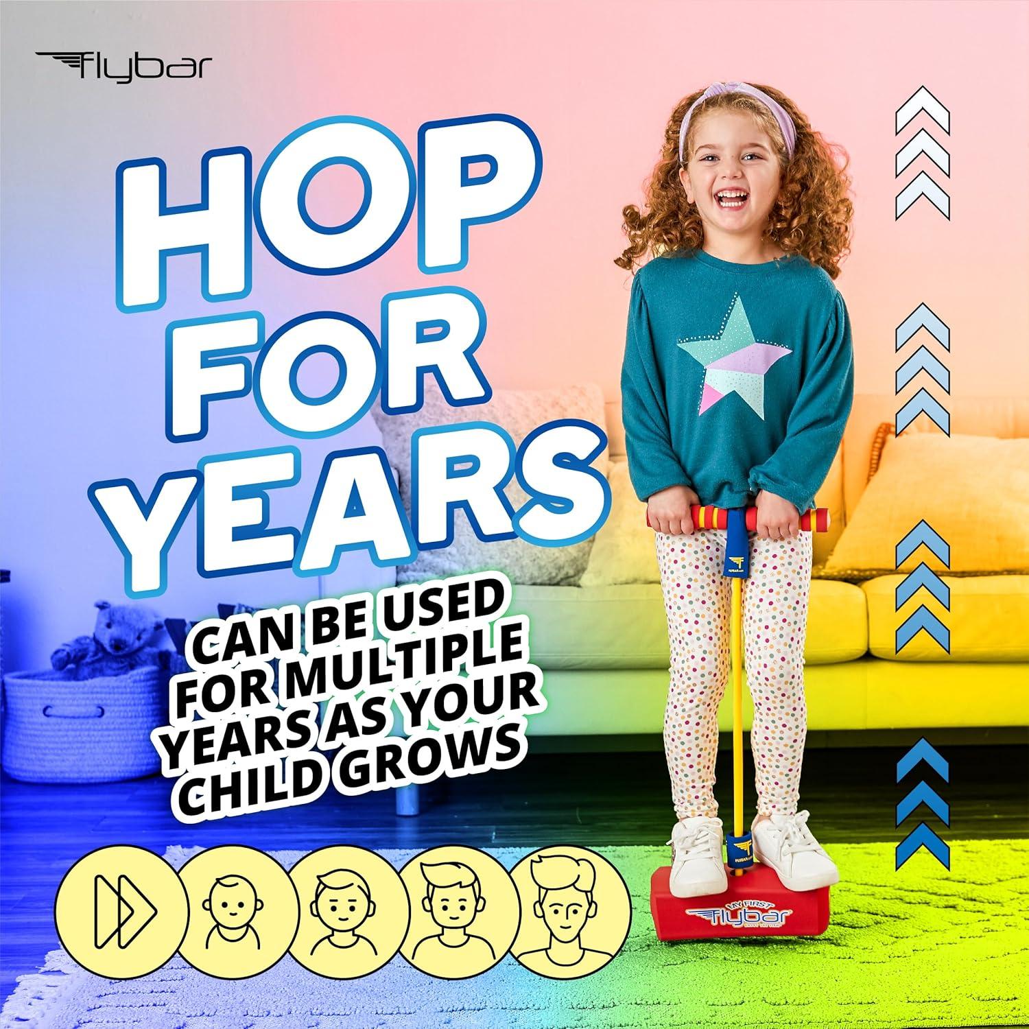 Pogo Stick Flybar MFF para Niños Rojo de Espuma Divertido