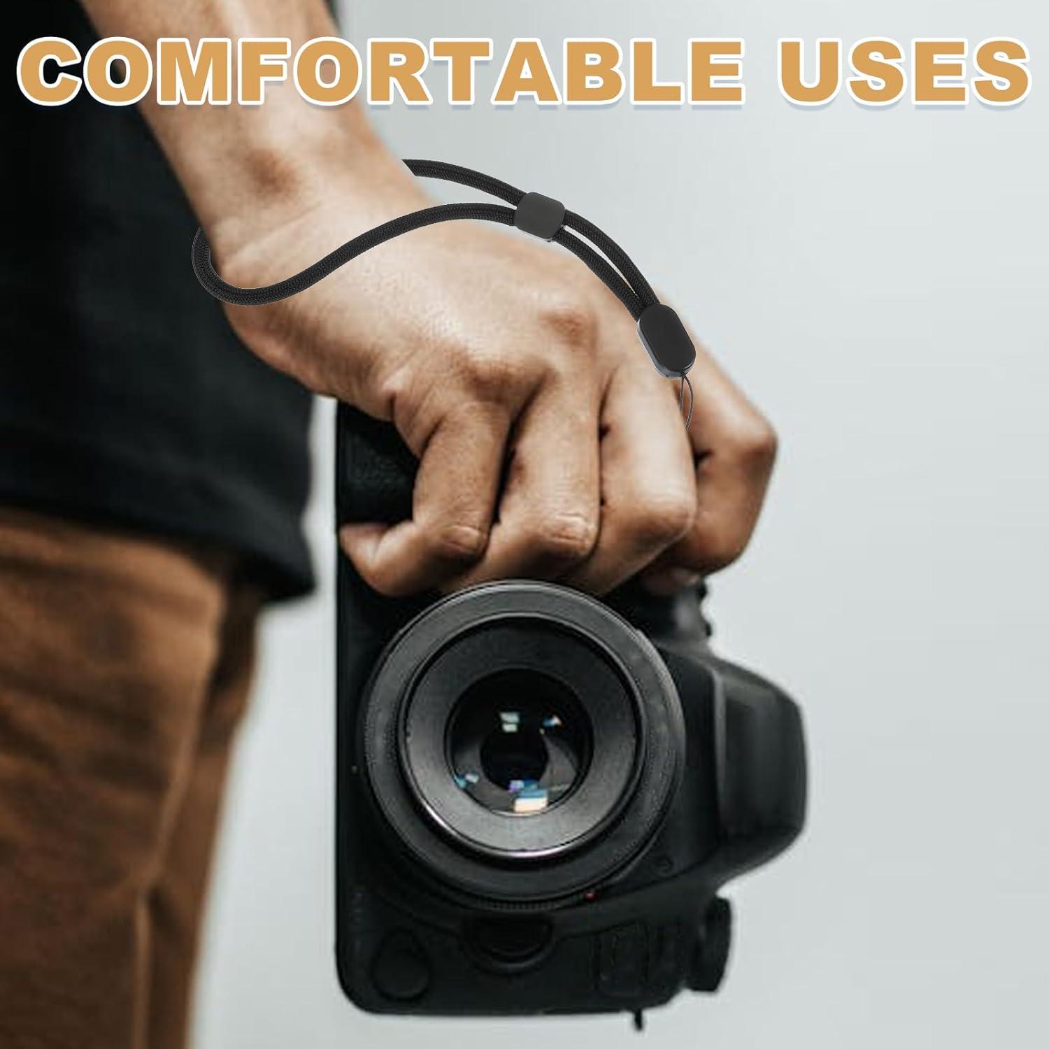 Correa de Muñeca PATIKIL Nylon Ajustable 3 Unidades Jacquard Negro