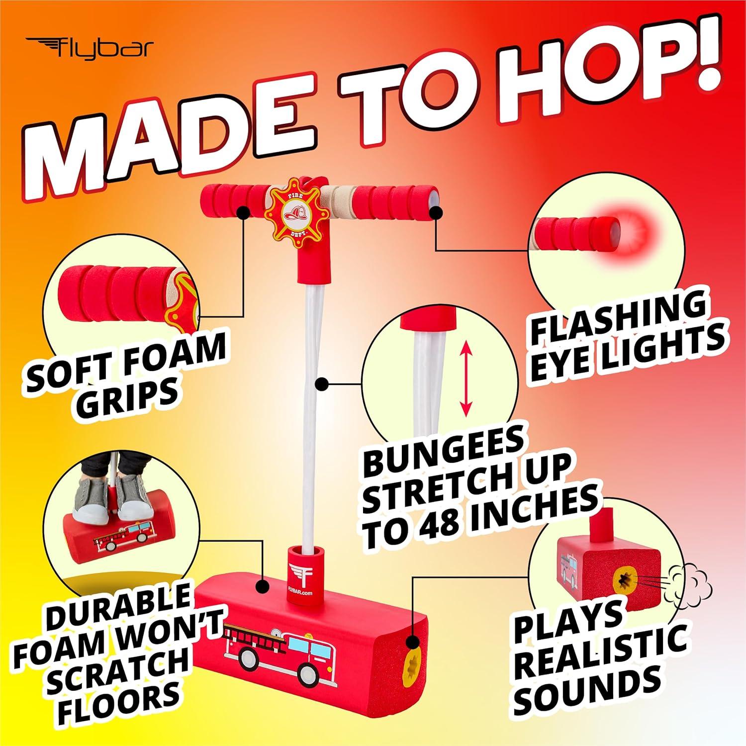 Pogo Stick Flybar MFF-0010 Rojo para Niños de 3 Años