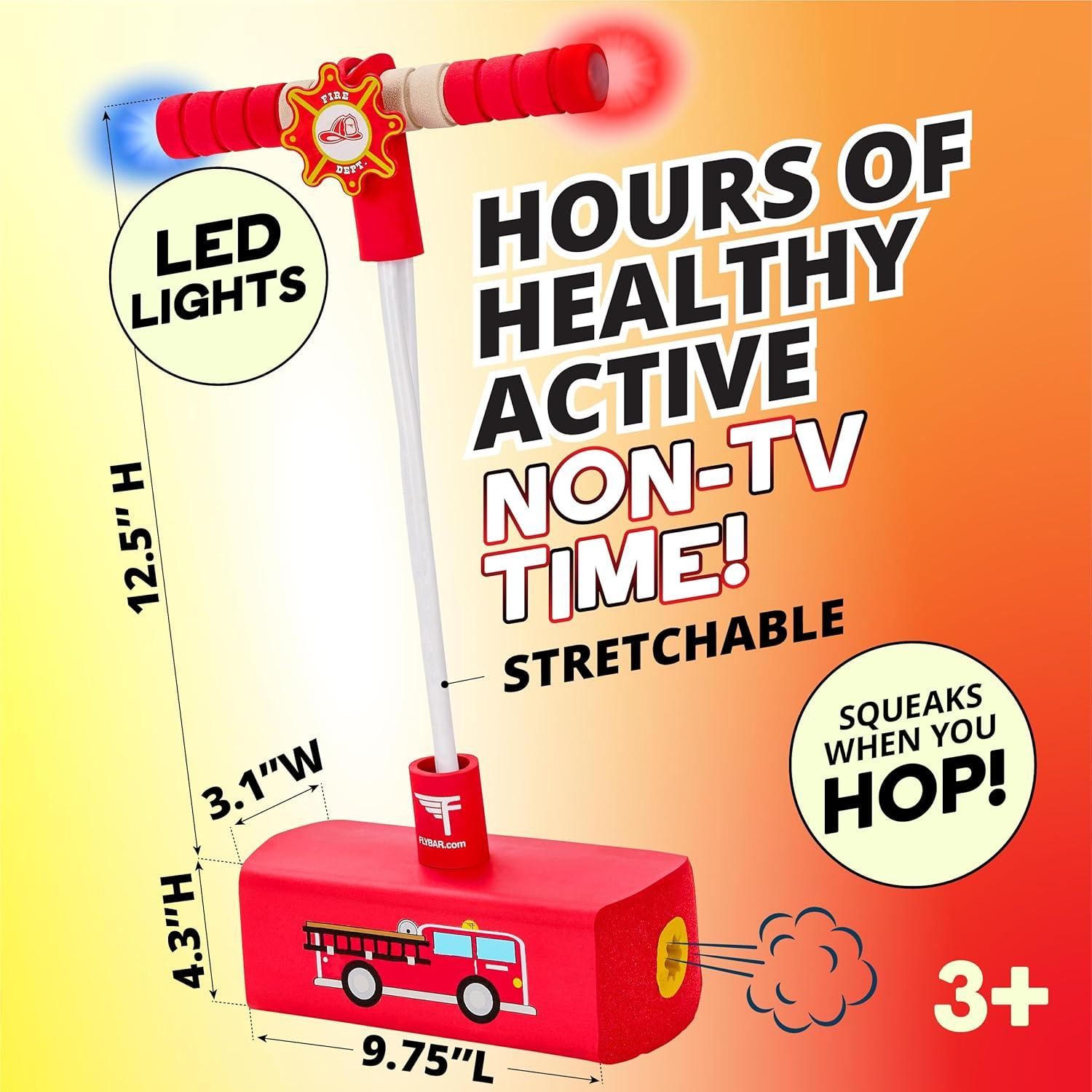 Pogo Stick Flybar MFF-0010 Rojo para Niños de 3 Años