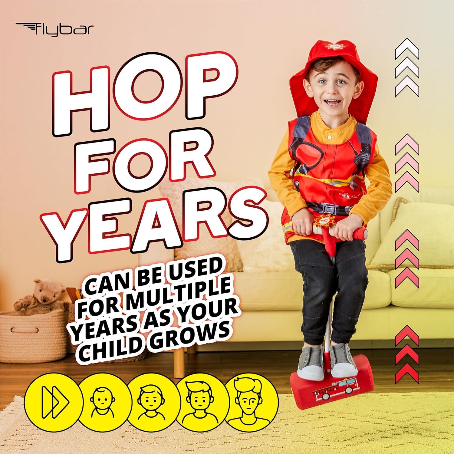Pogo Stick Flybar MFF-0010 Rojo para Niños de 3 Años