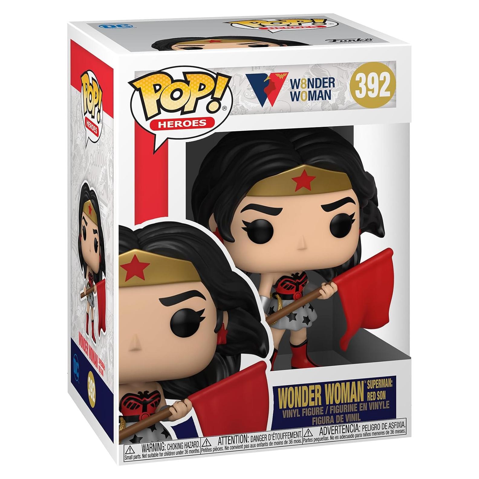 Figura de Vinilo Pop! Funko Wonder Woman 80 Aniversario