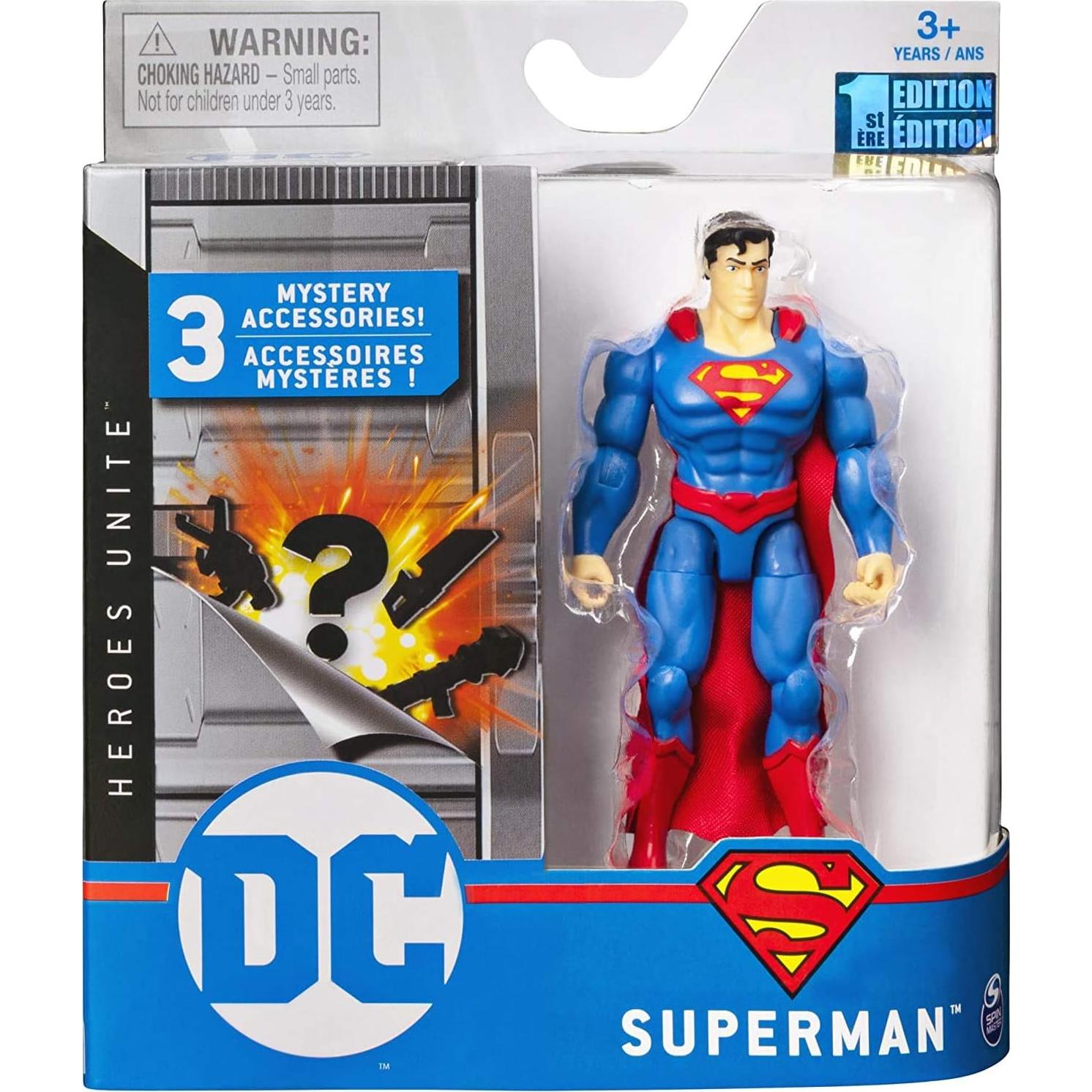 Figura de Acción Superman DC Comics 10 cm con Accesorios