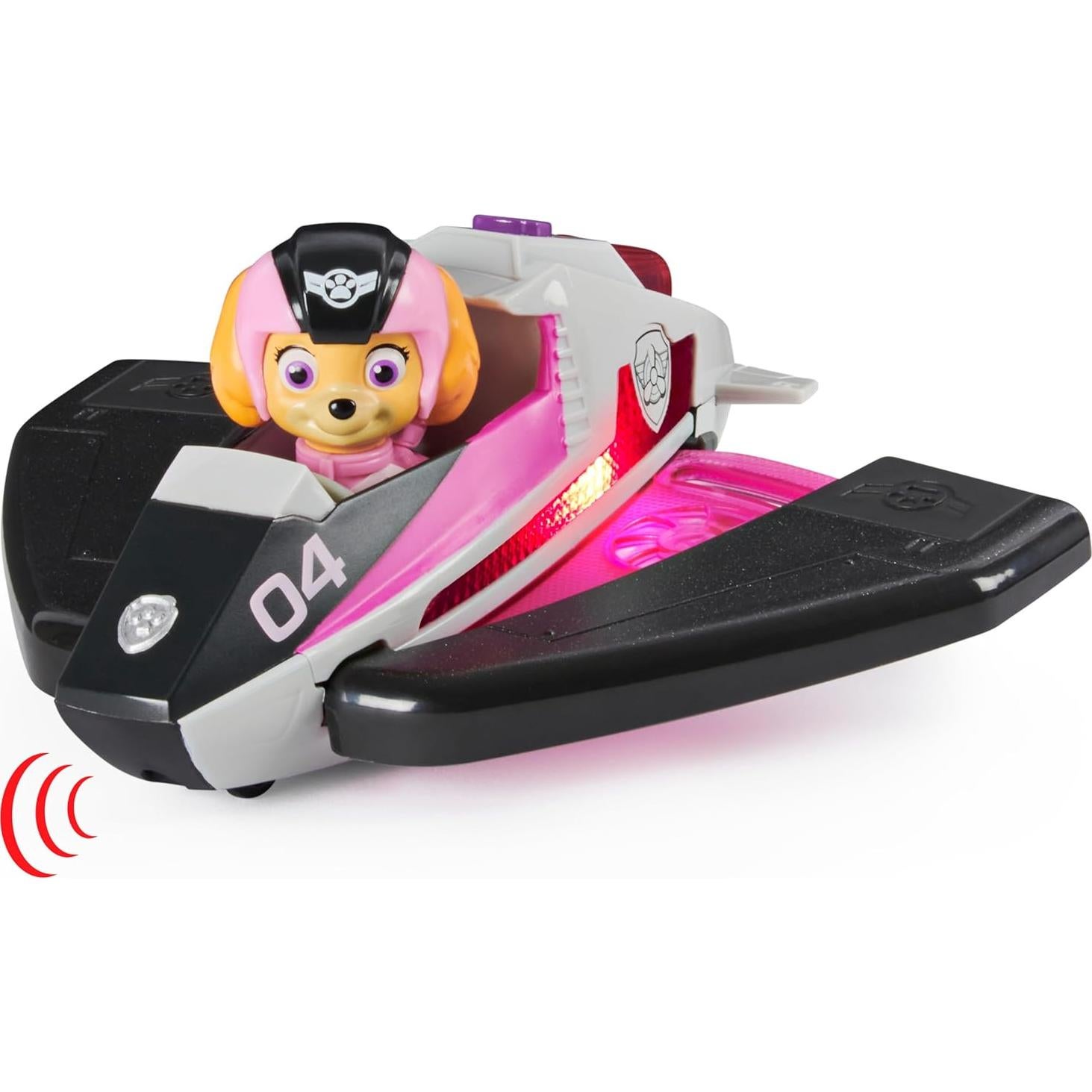 Vehículo Deluxe Jet a la Rescate Skye con Luces y Sonidos