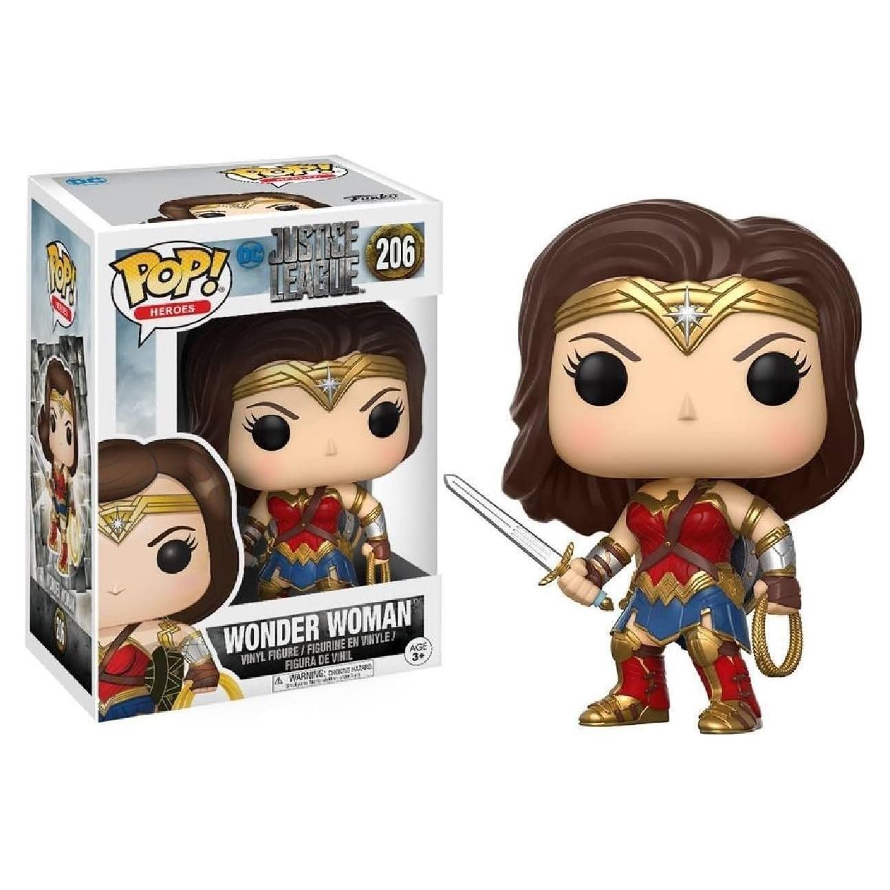 Figura de Juguete Funko POP! Wonder Woman DC Liga de la Justicia