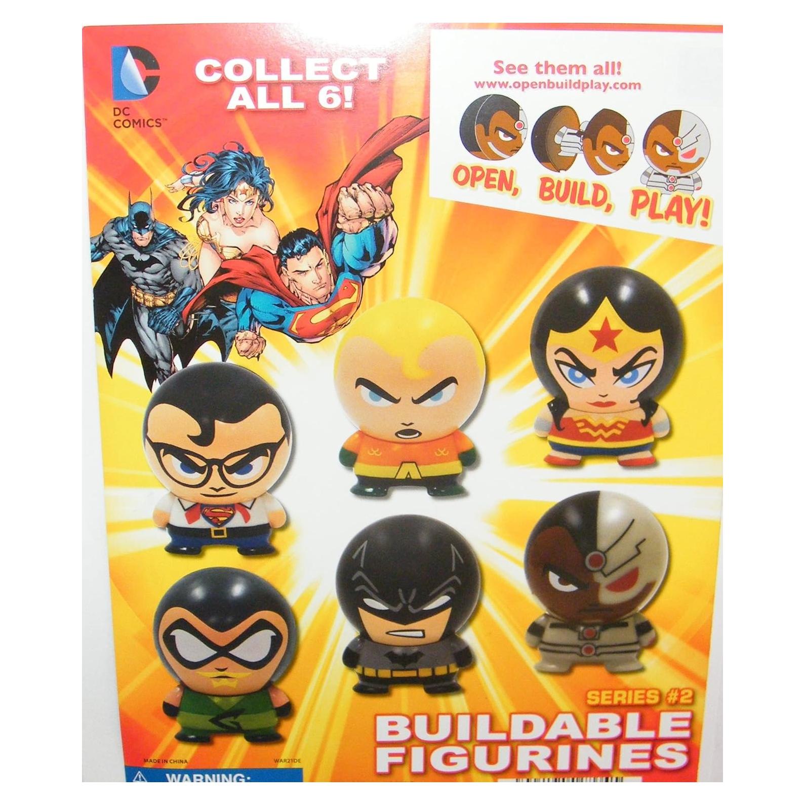 Conjunto de Figuras Construibles DC Superhéroes Serie 2