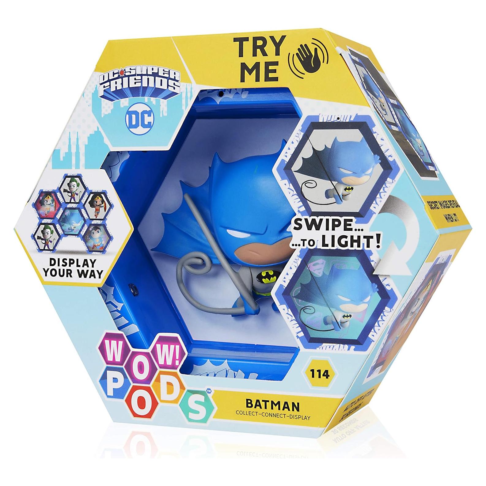 Figura Coleccionable Batman WOW! PODS con Luz UV - DC Comics