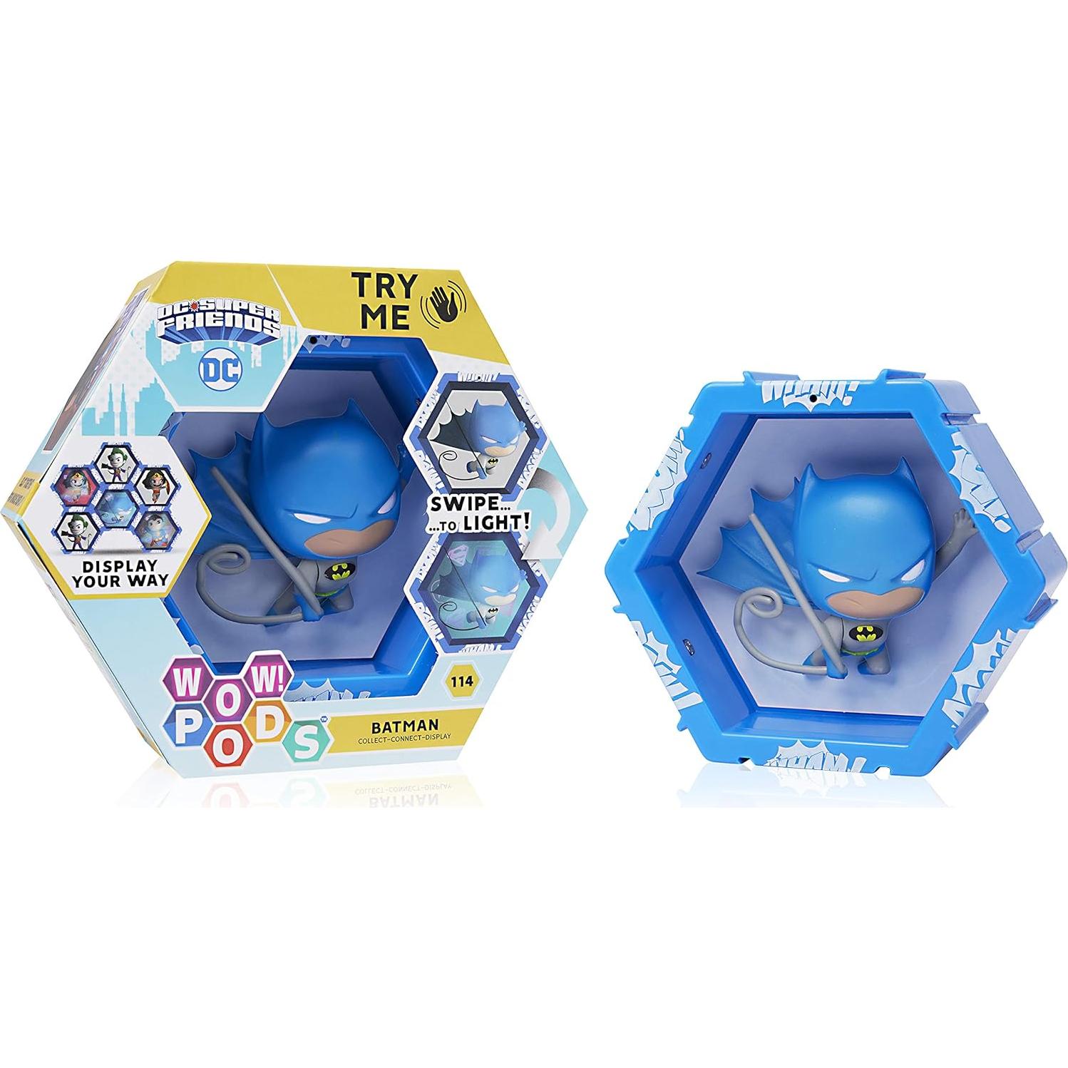 Figura Coleccionable Batman WOW! PODS con Luz UV - DC Comics