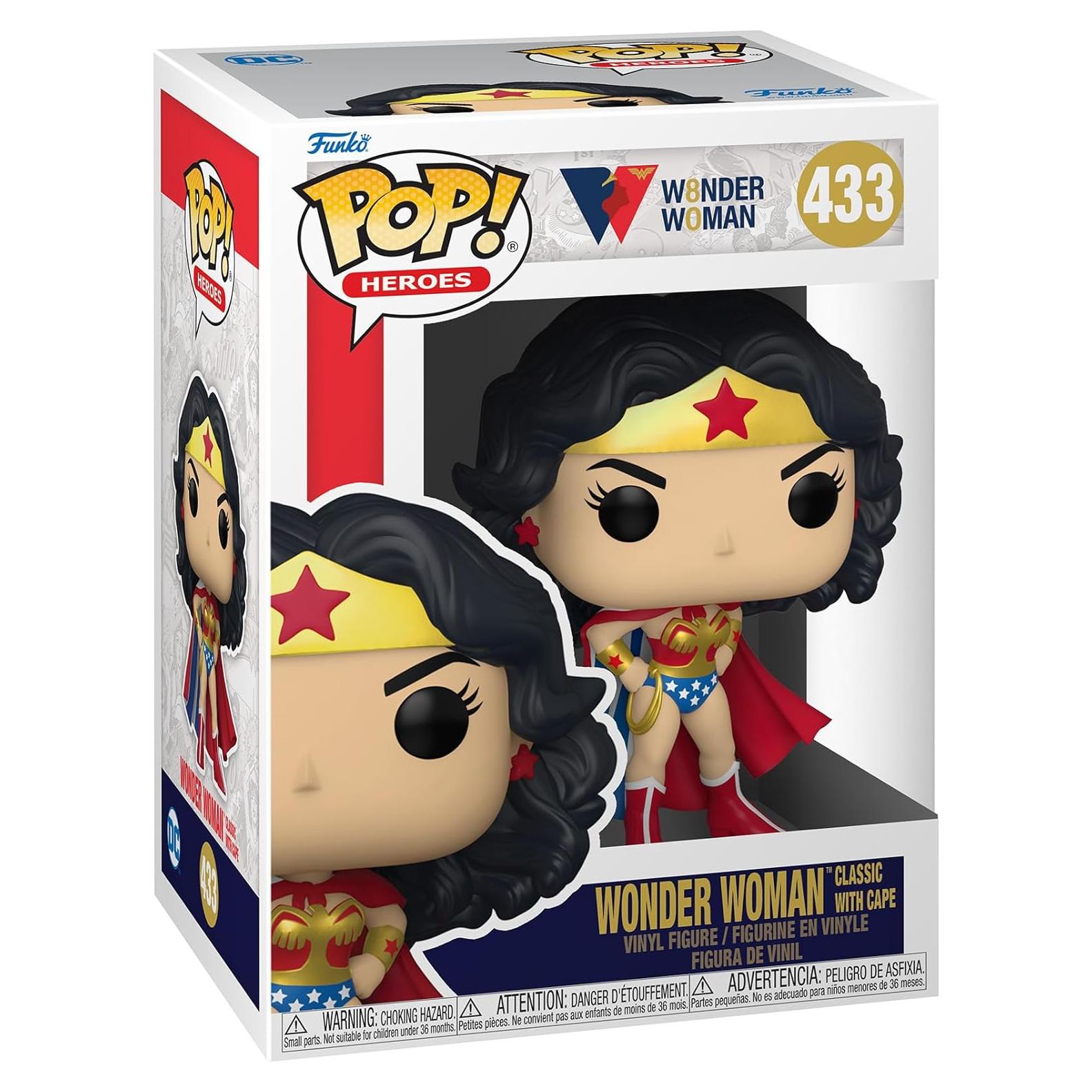 Figura Funko POP Mujer Maravilla 80 Aniversario Clásica