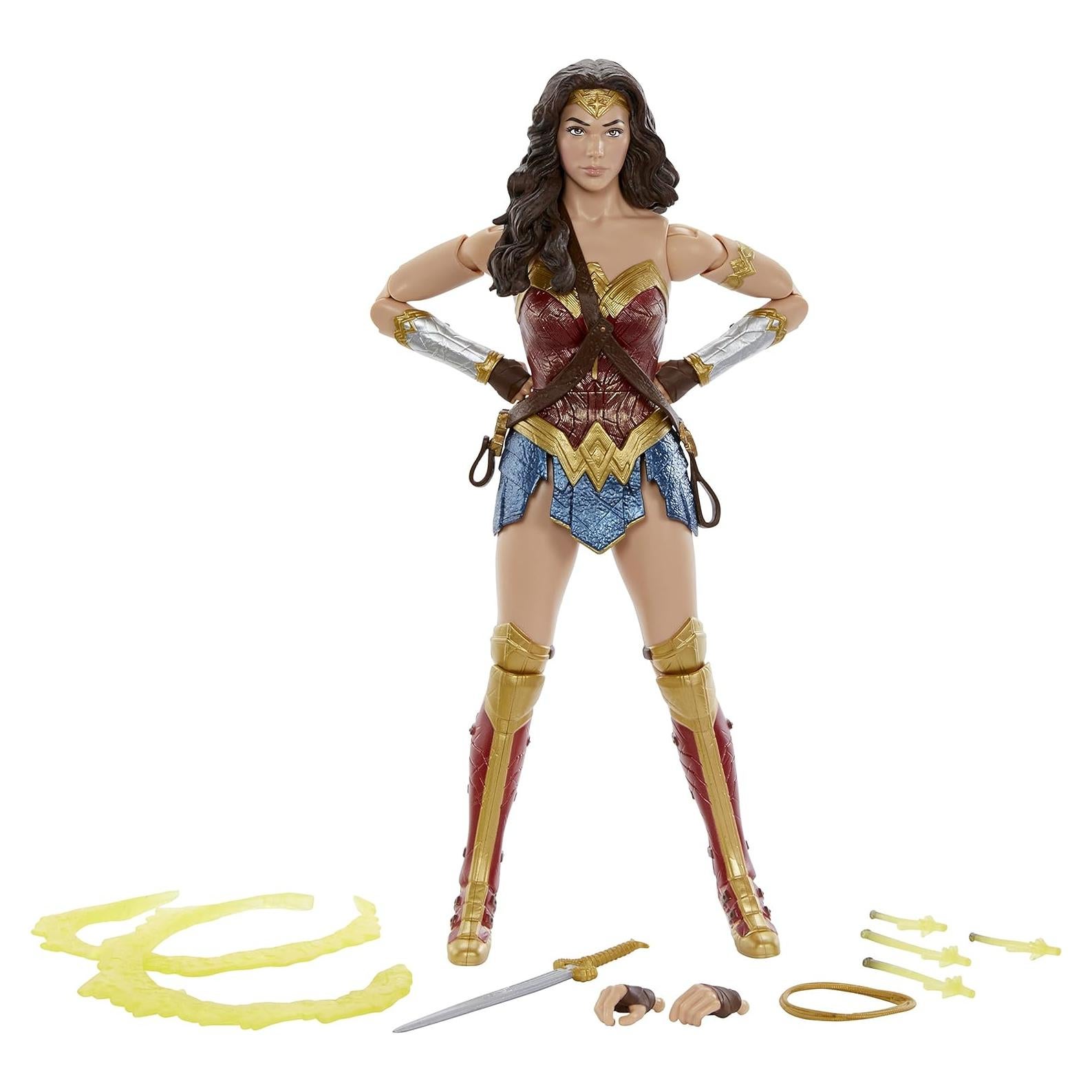 Figura de acción Wonder Woman 30.48 cm Mattel con accesorios