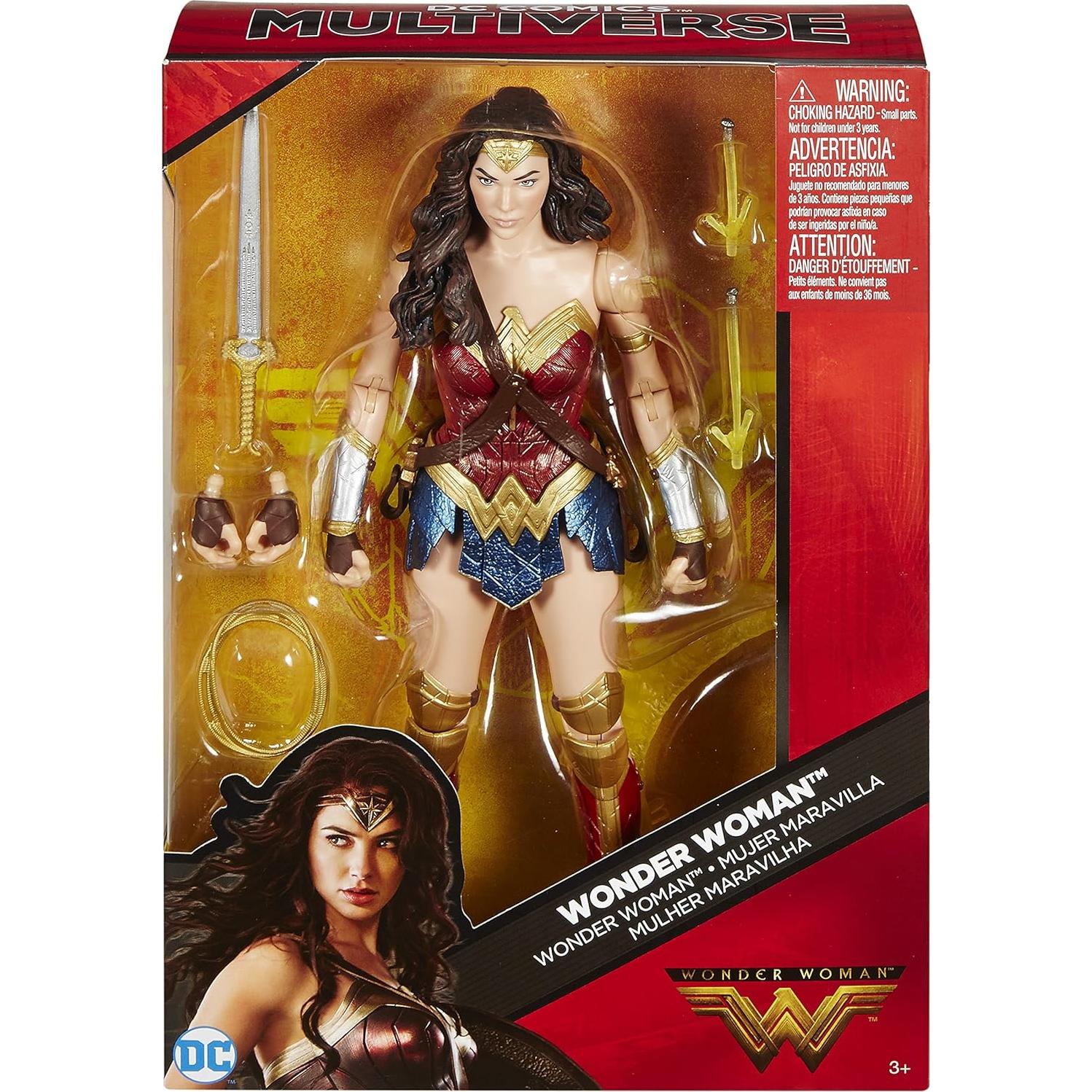 Figura de acción Wonder Woman 30.48 cm Mattel con accesorios