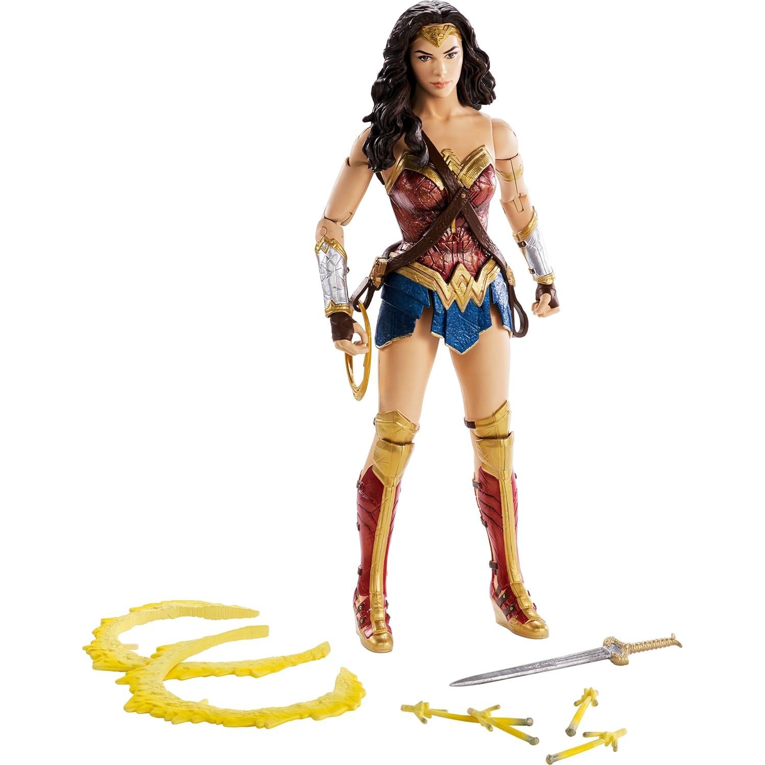 Figura de acción Wonder Woman 30.48 cm Mattel con accesorios