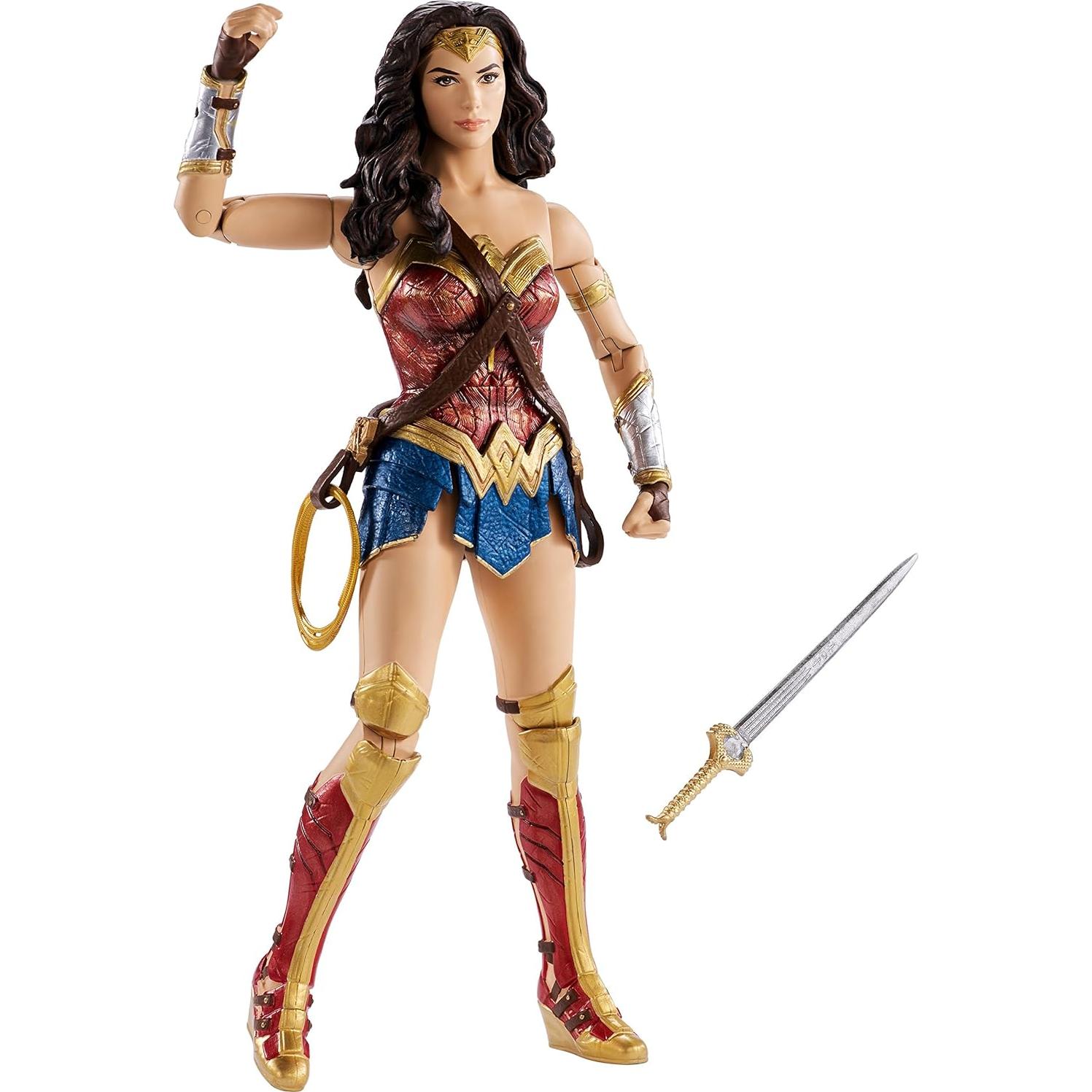 Figura de acción Wonder Woman 30.48 cm Mattel con accesorios