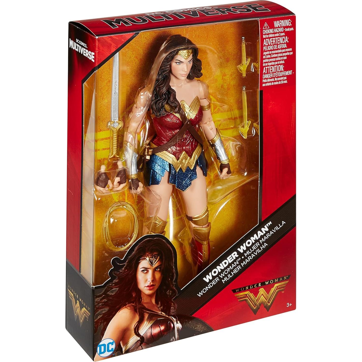 Figura de acción Wonder Woman 30.48 cm Mattel con accesorios