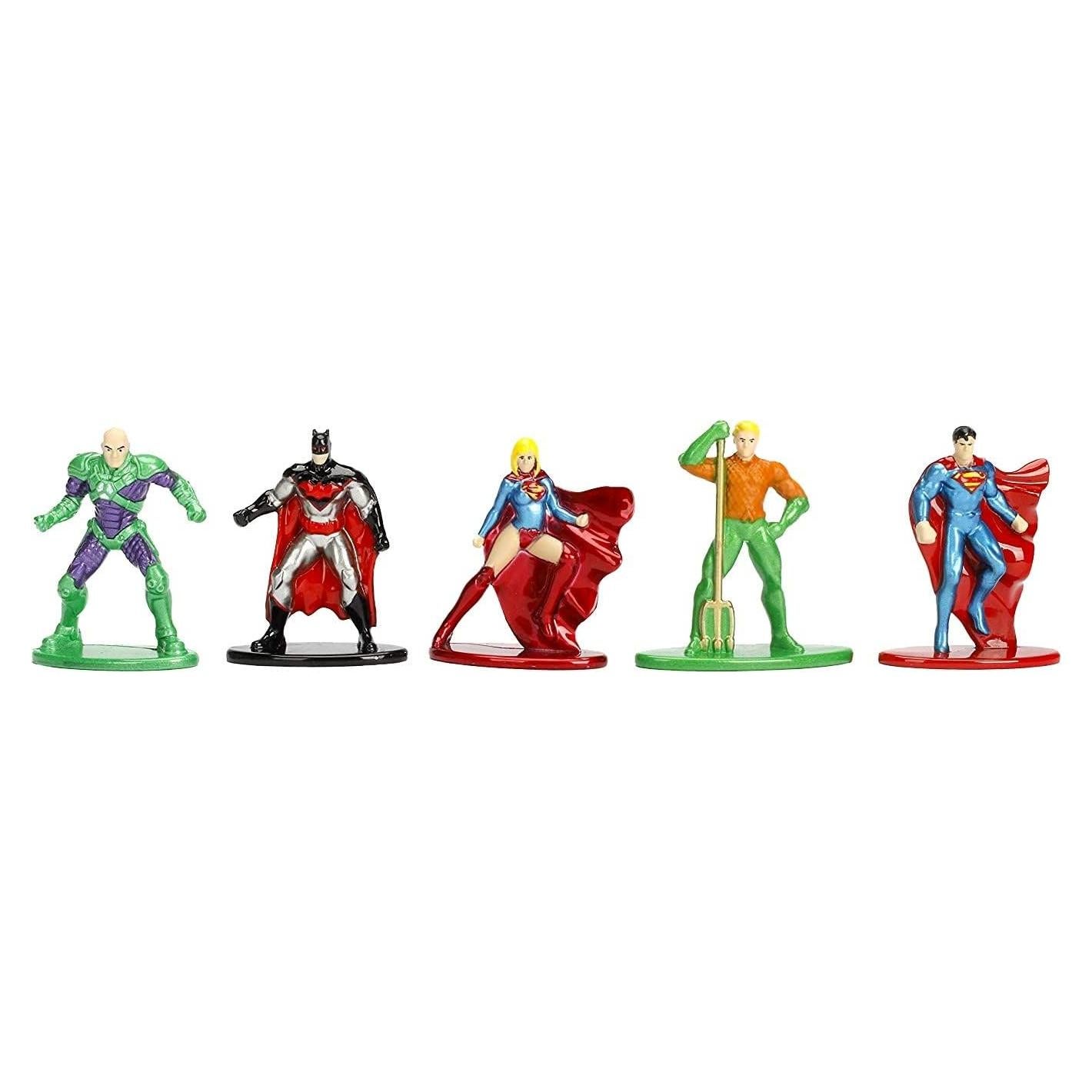 Figuras Coleccionables Nano Metal Jazwares DC Comics - Paquete de 5