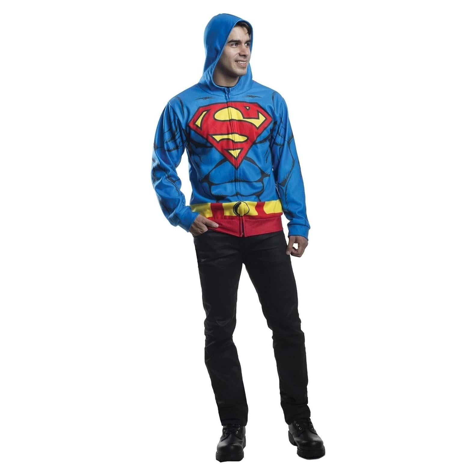 Sudadera con Capucha Superman Rubie's para Hombres - X-Pequeña