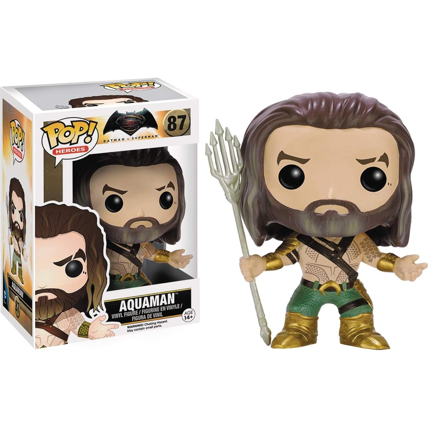 Figura de Vinilo Funko Aquaman 9.53 cm Batman vs Superman