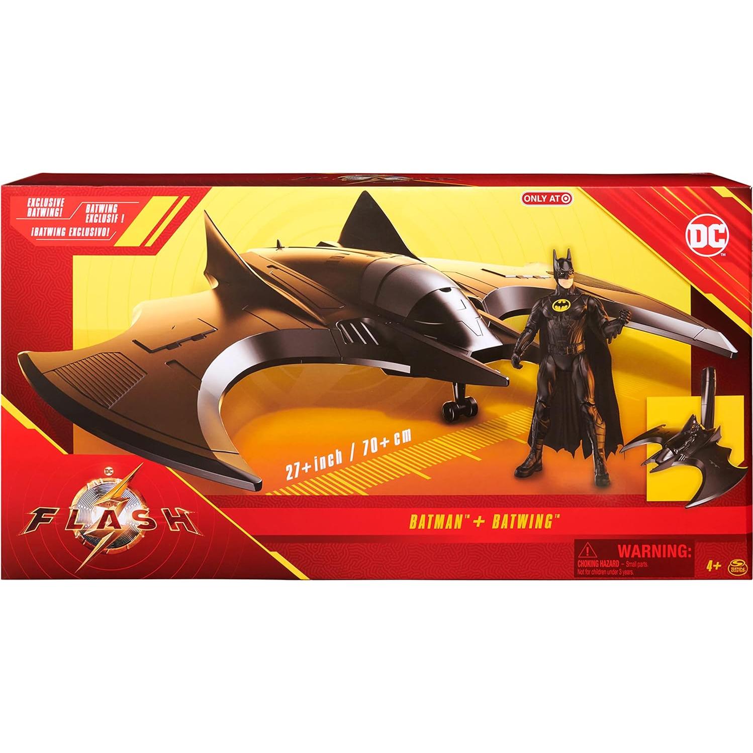Figura de Acción Batman 10 cm y Batwing The Flash - Spin Master