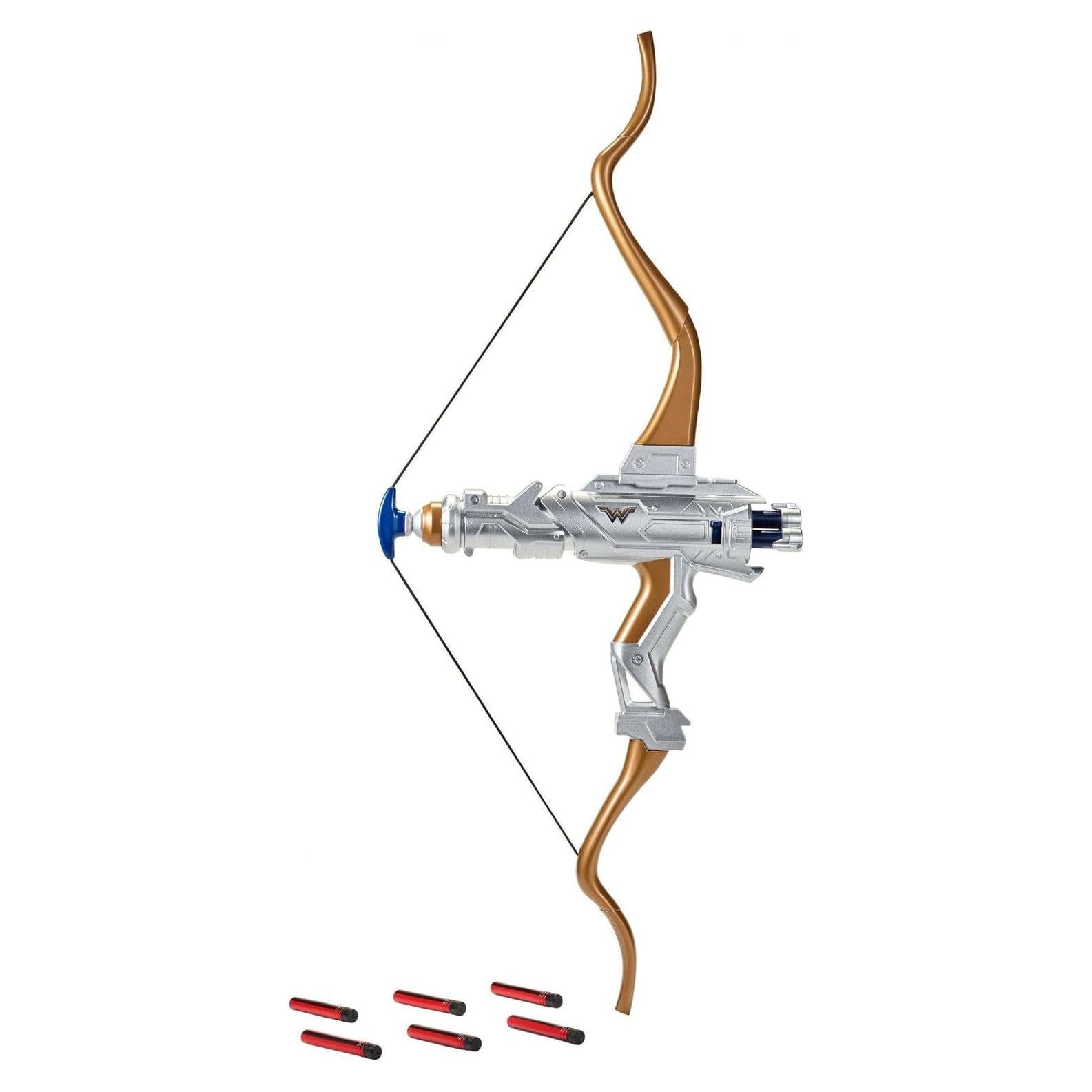 Arco de Acción Heroica Wonder Woman Mattel 61 cm con 6 dardos
