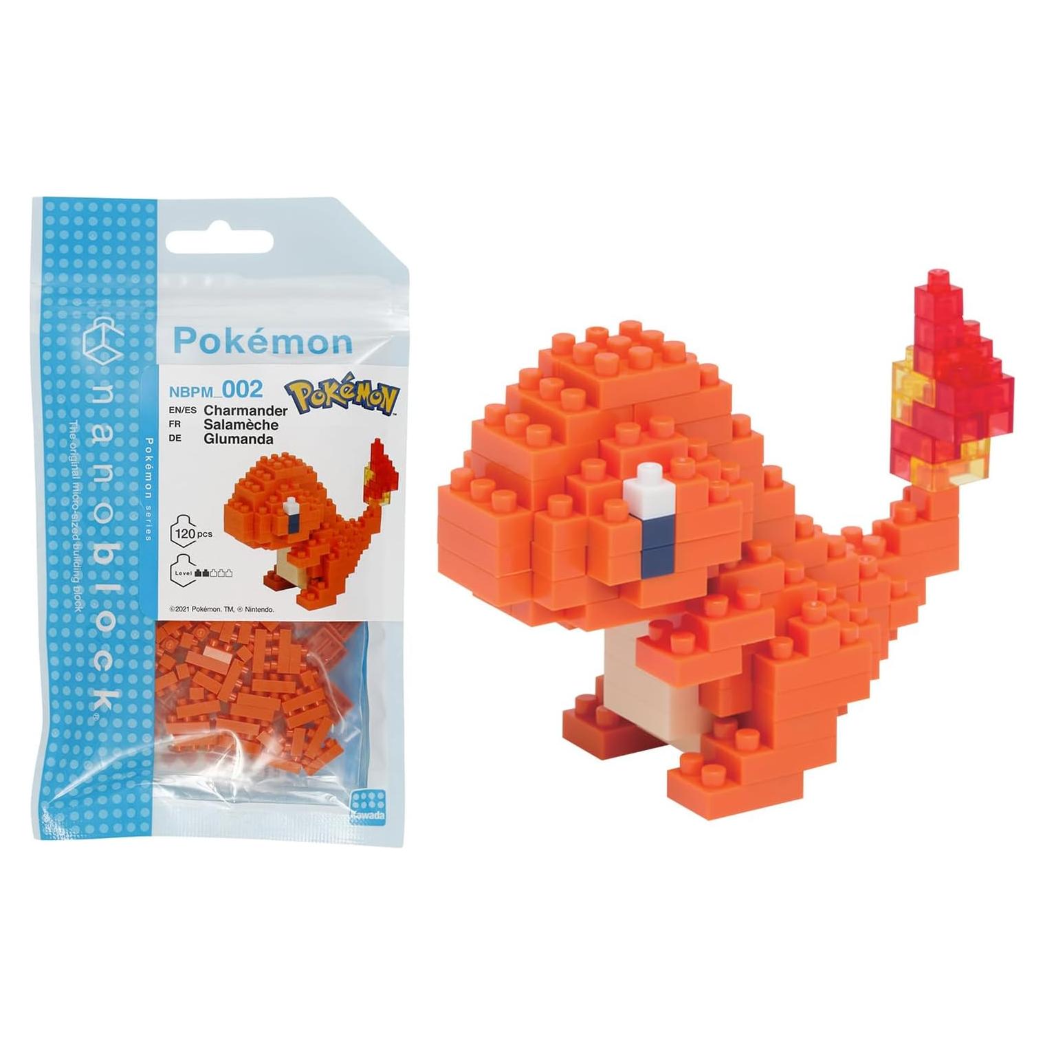 Nanoblock Charmander Pokémon - Kit de Construcción 110 Piezas