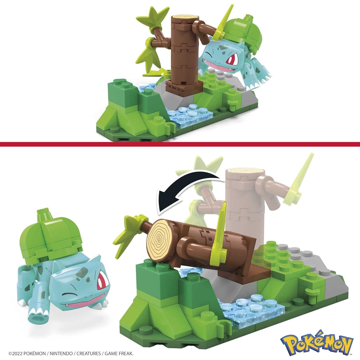 Set de Juguetes de Construcción MEGA Pokémon Bulbasaur 82 Piezas