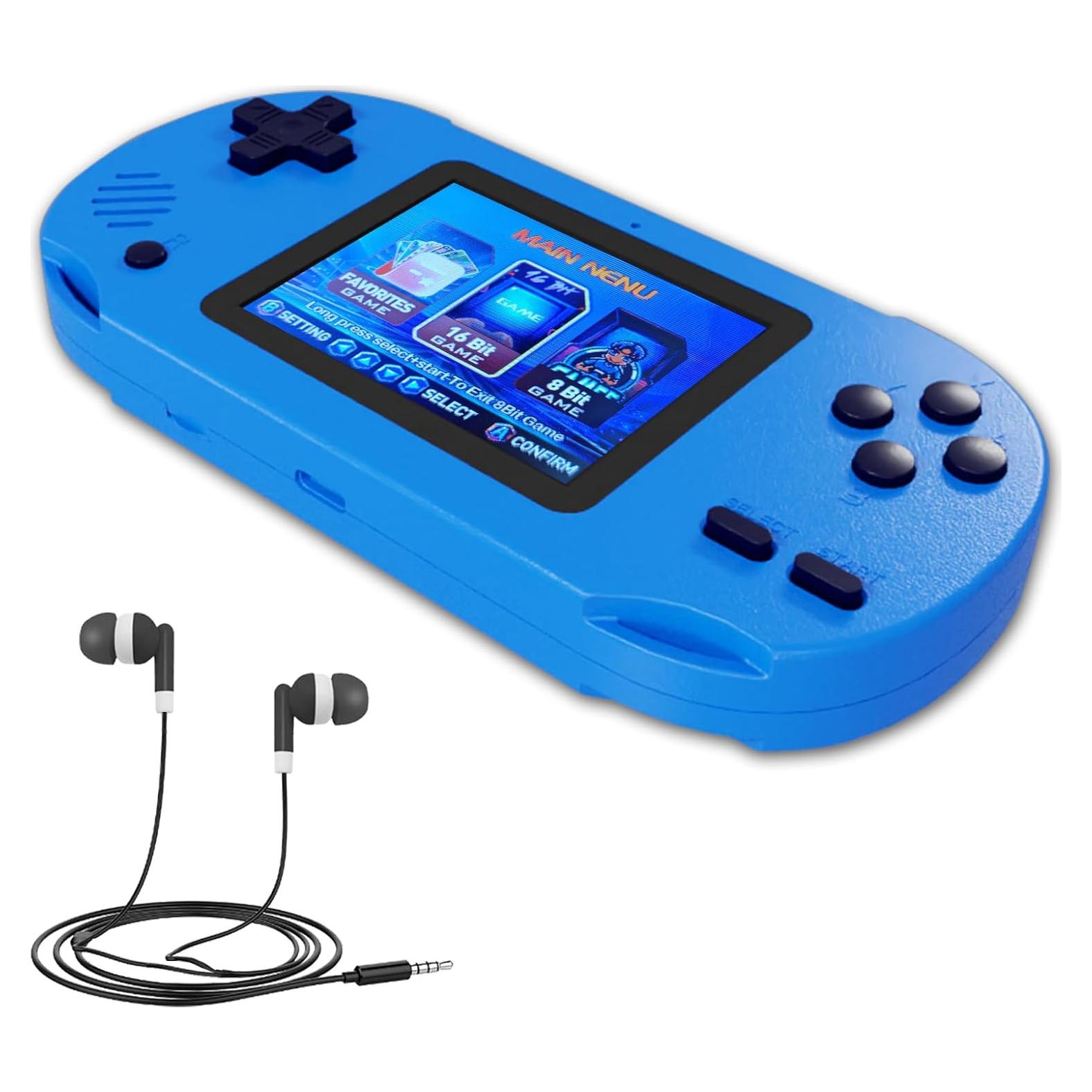 Consola de Juego Portátil Damcoola DJ02 - 300 Juegos, Pantalla 7.62 cm