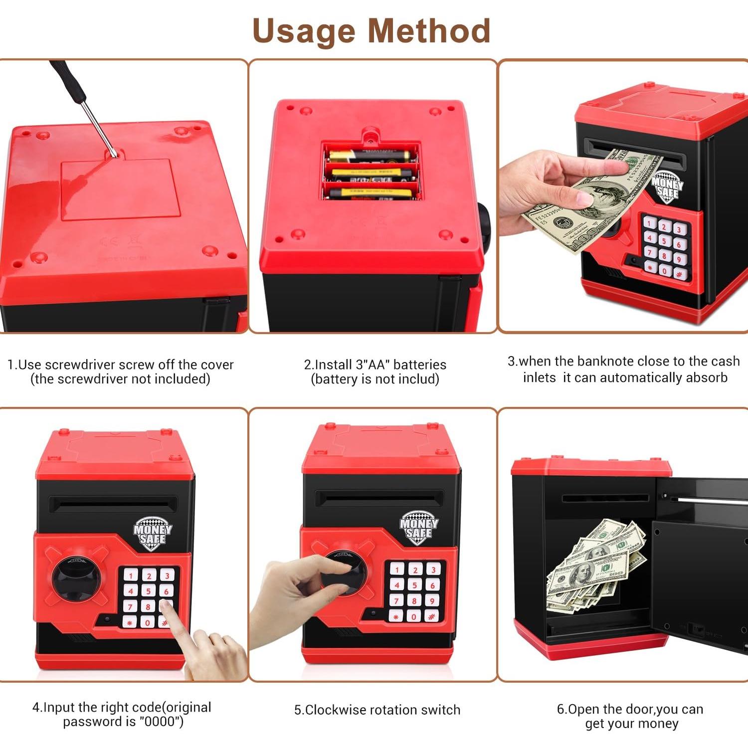 Caja de Ahorros Electrónica Adevena con Contraseña 0.45 kg