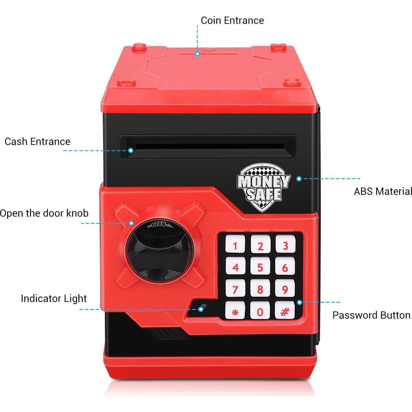 Caja de Ahorros Electrónica Adevena con Contraseña 0.45 kg