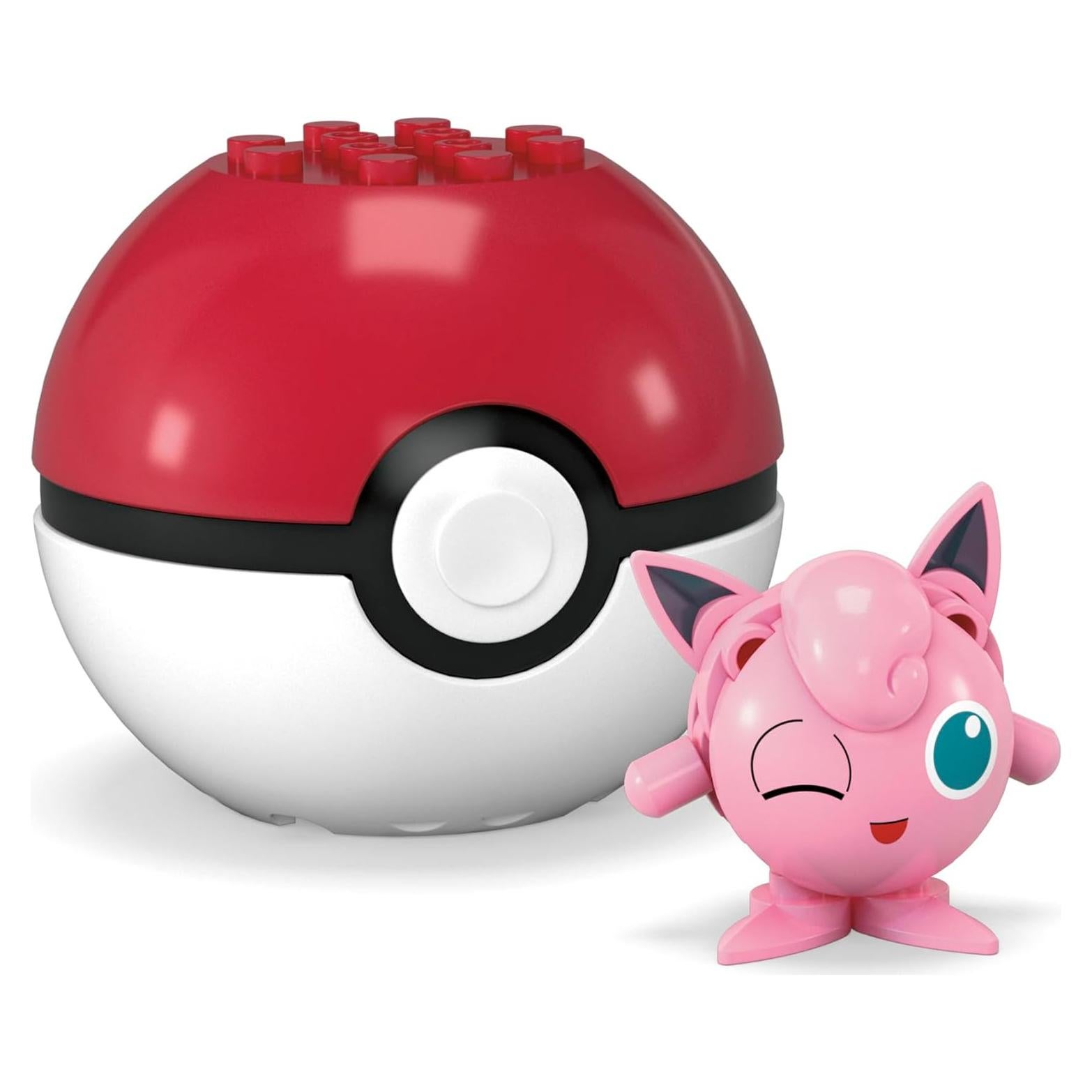 MEGA Pokémon Construction Toy Pokémon Evergreen Jigglypuff for Kids Ages 6 and Up