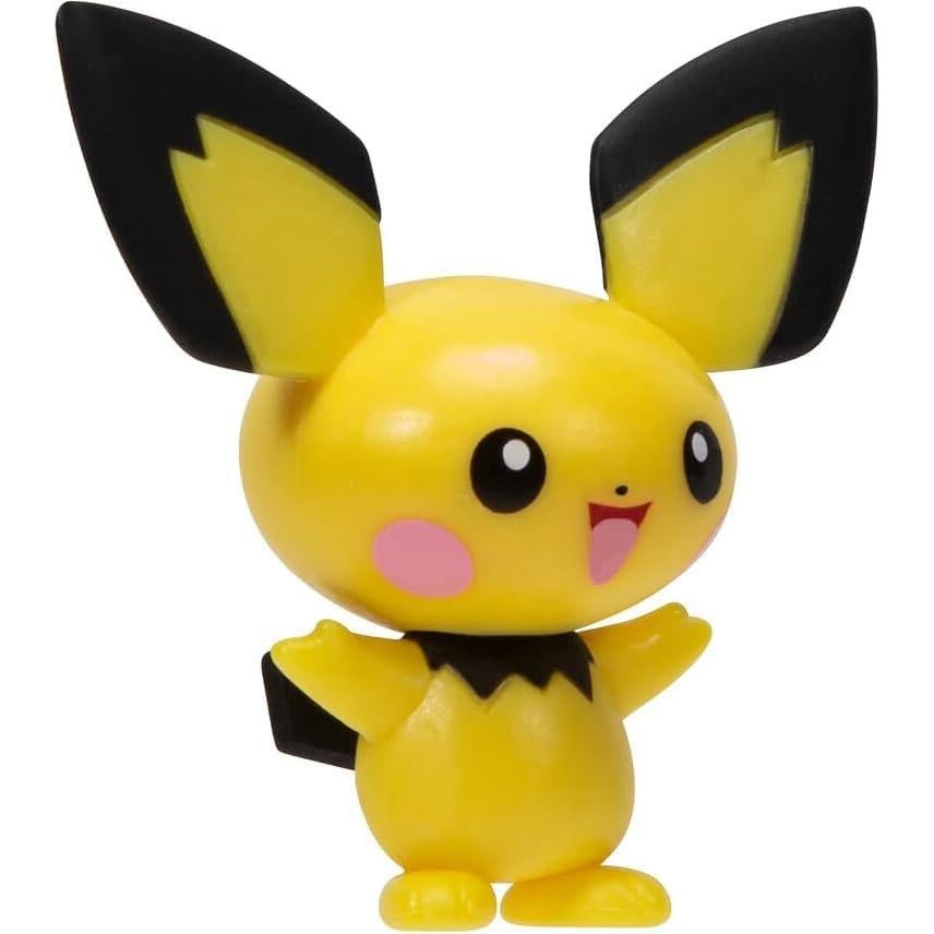 Conjunto de Figuras Pokemon Clip 'N' Go - Pikachu, Zorua, Pichu