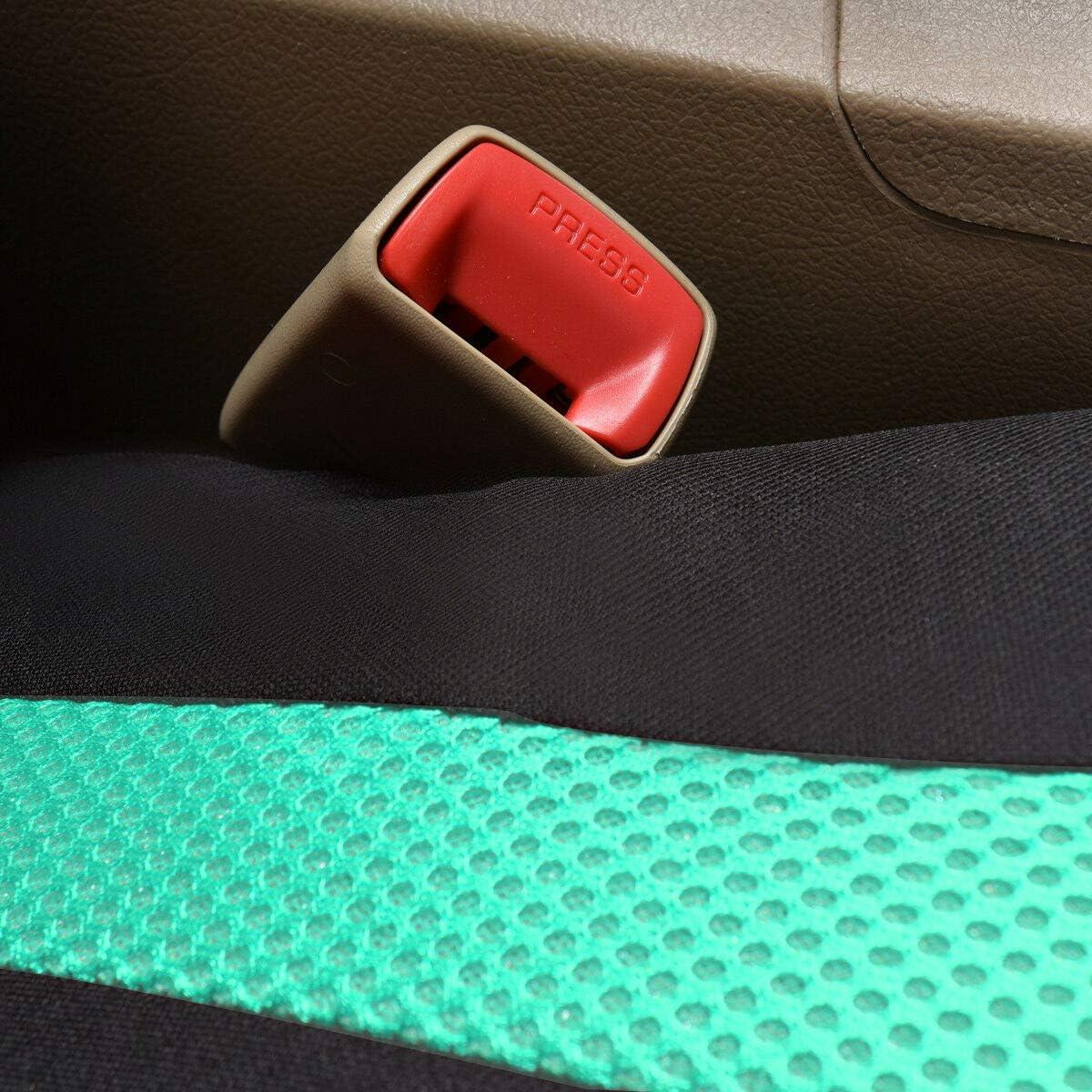 Cubiertas de Asientos de Coche Flying Banner Universal Negro Verde