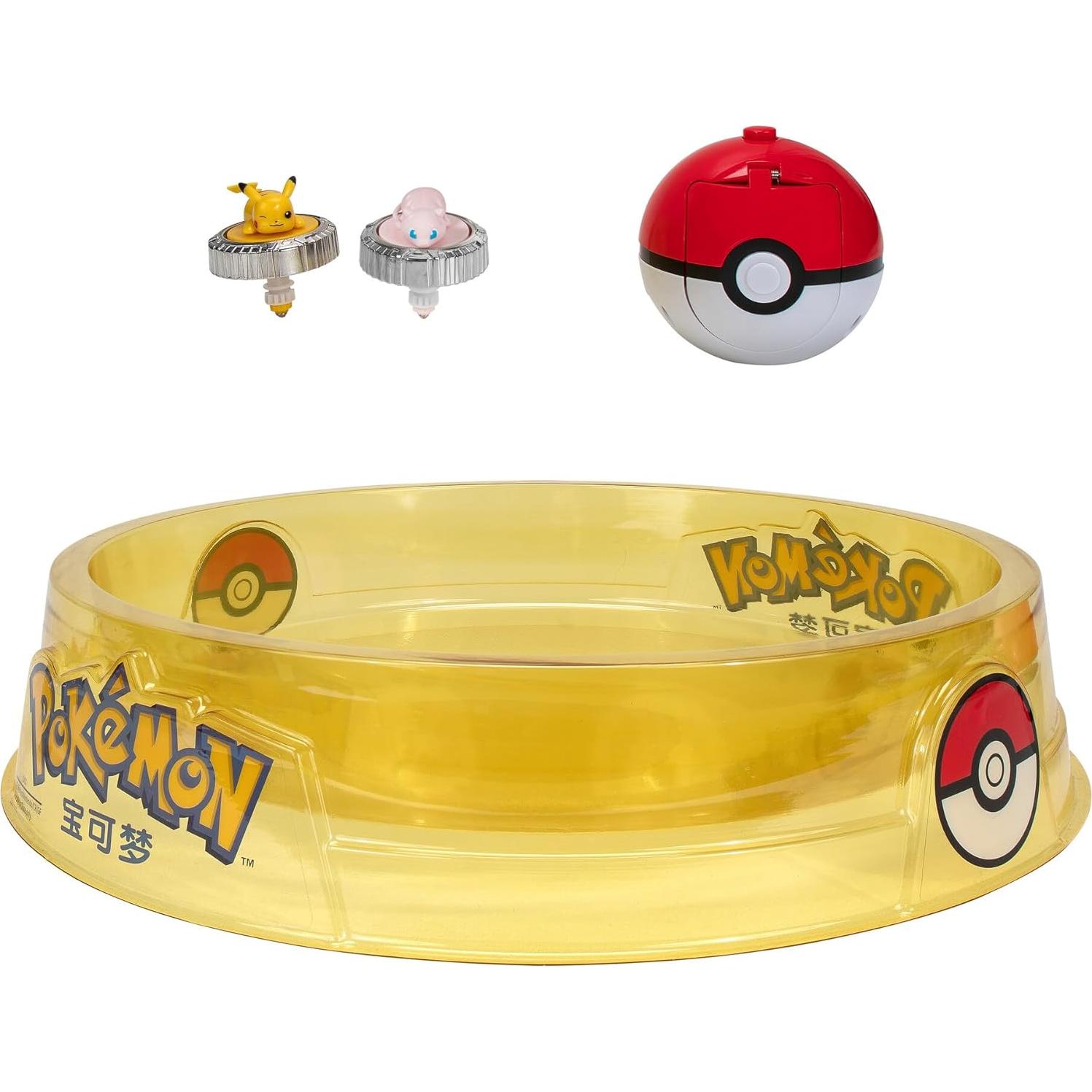 Conjunto de Arena de Batalla Pokémon Jazwares con Spinners