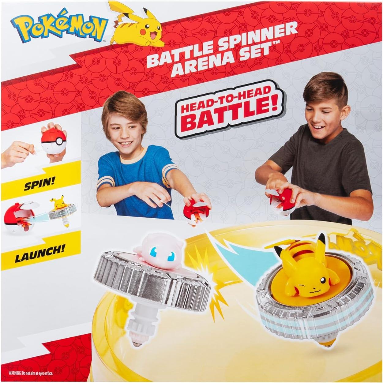 Conjunto de Arena de Batalla Pokémon Jazwares con Spinners