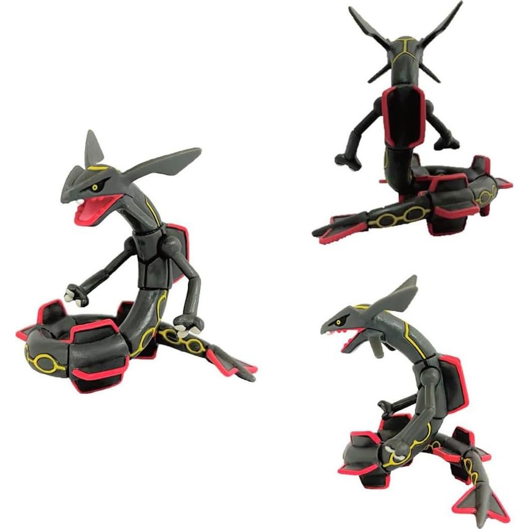 Pokémon Moncolle Rayquaza Negro con Pokébola Antigua