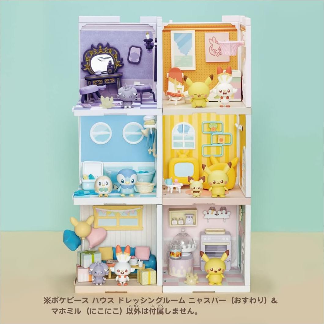 Casa de Muñecas Pokémon Takara Tomy Nyasper y Mahomil