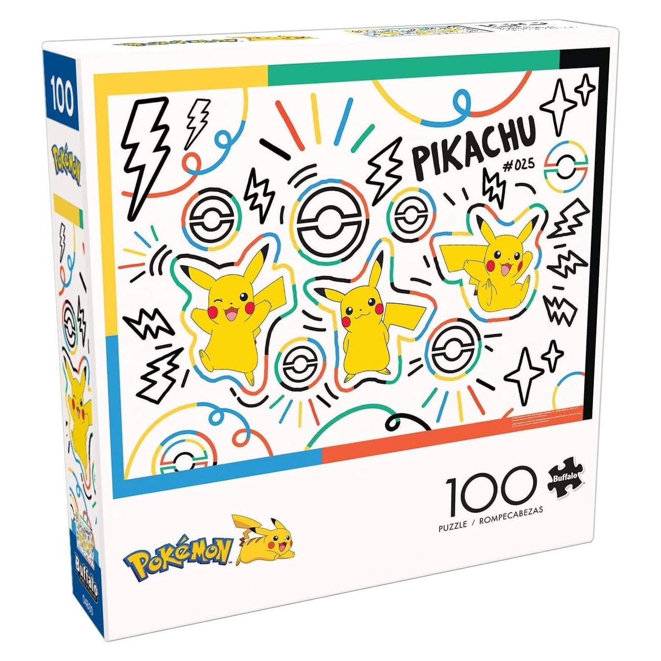 Rompecabezas 100 Piezas Buffalo Games Pikachu 38.1x27.9 cm