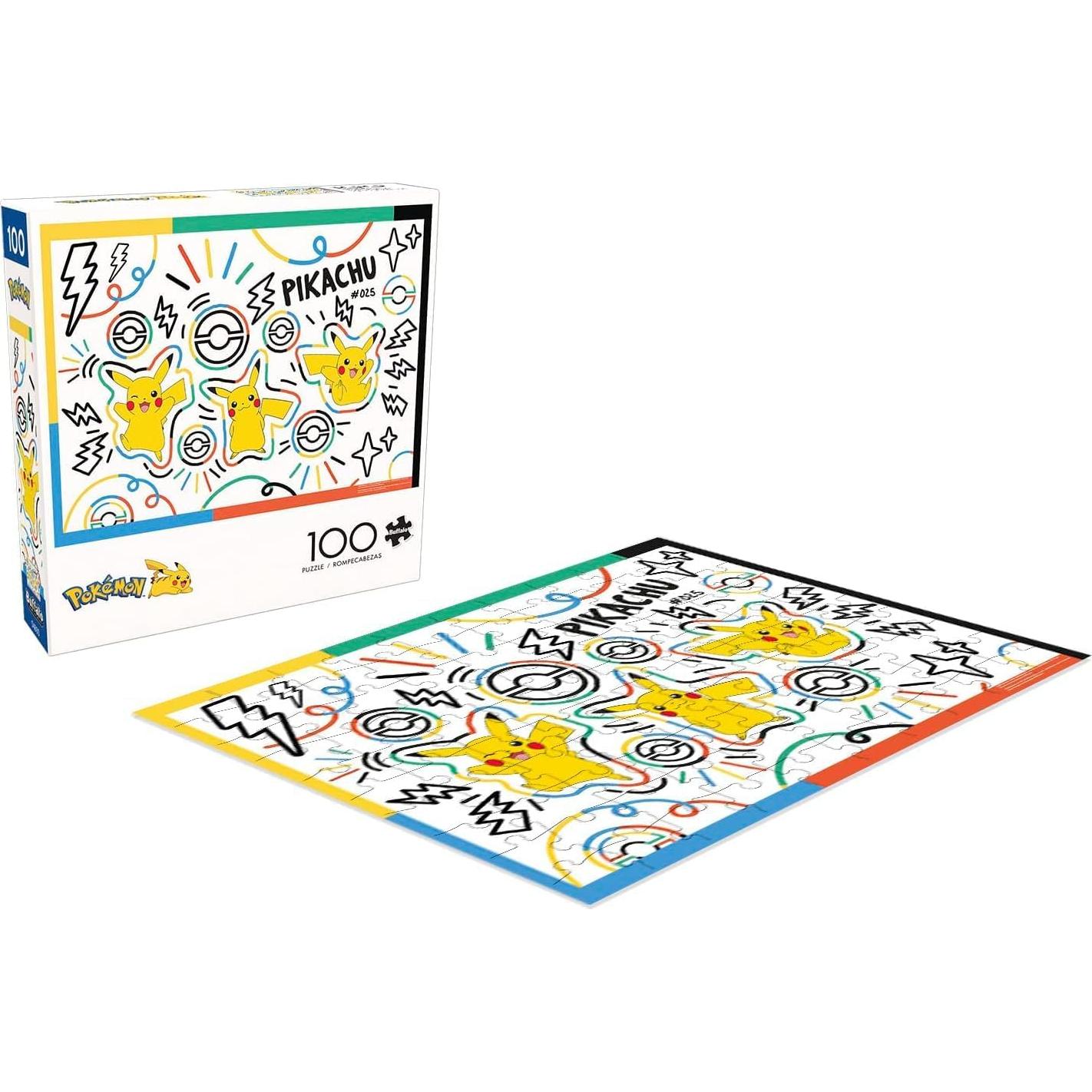 Rompecabezas 100 Piezas Buffalo Games Pikachu 38.1x27.9 cm