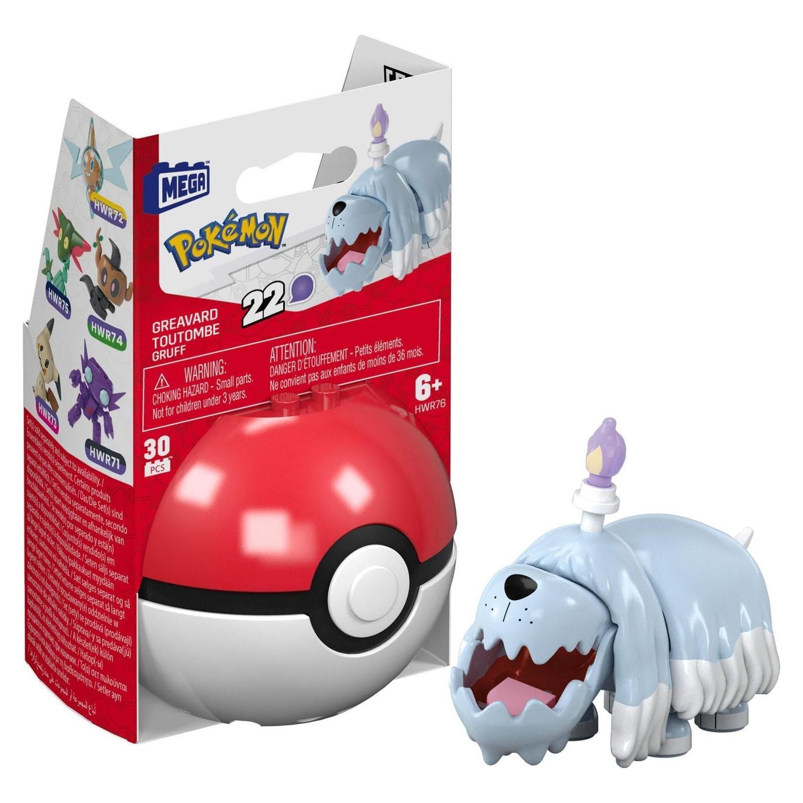 Pokebola Greavard Juguete de Construcción MEGA 28 Piezas