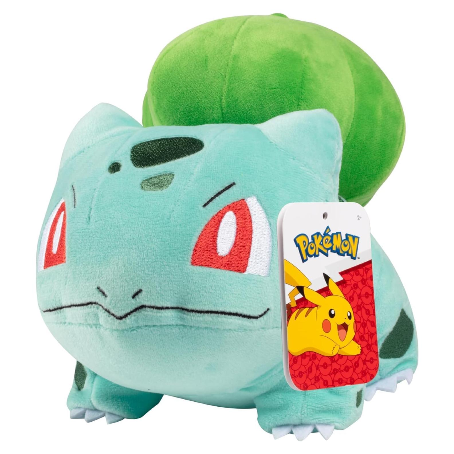 Peluche Pokémon Bulbasaur 20 cm - Licencia Oficial - Regalo Niños 2+