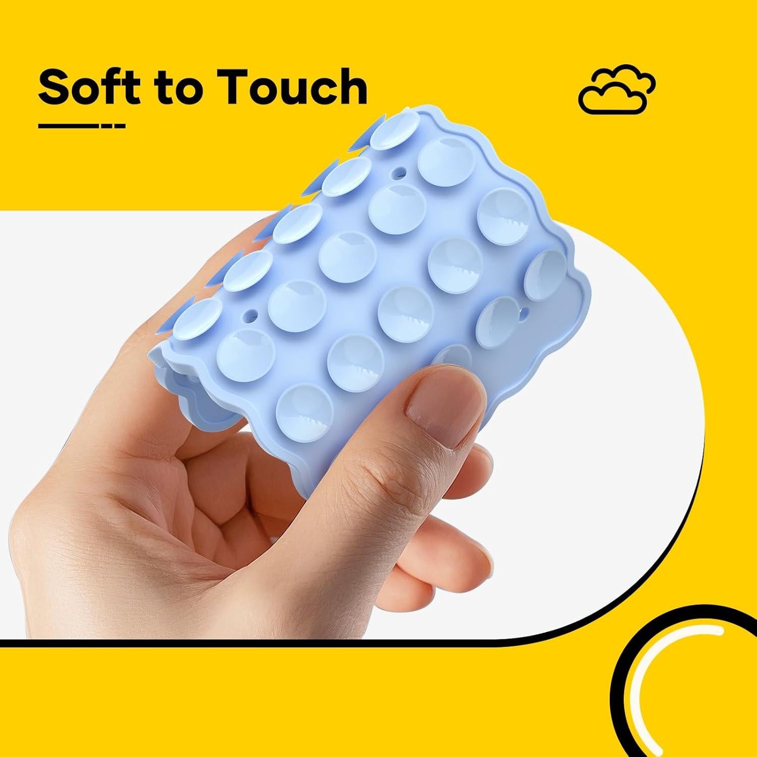 Soporte de Teléfono con Ventosa Doble Cara CHICMOSS Azul Bebé