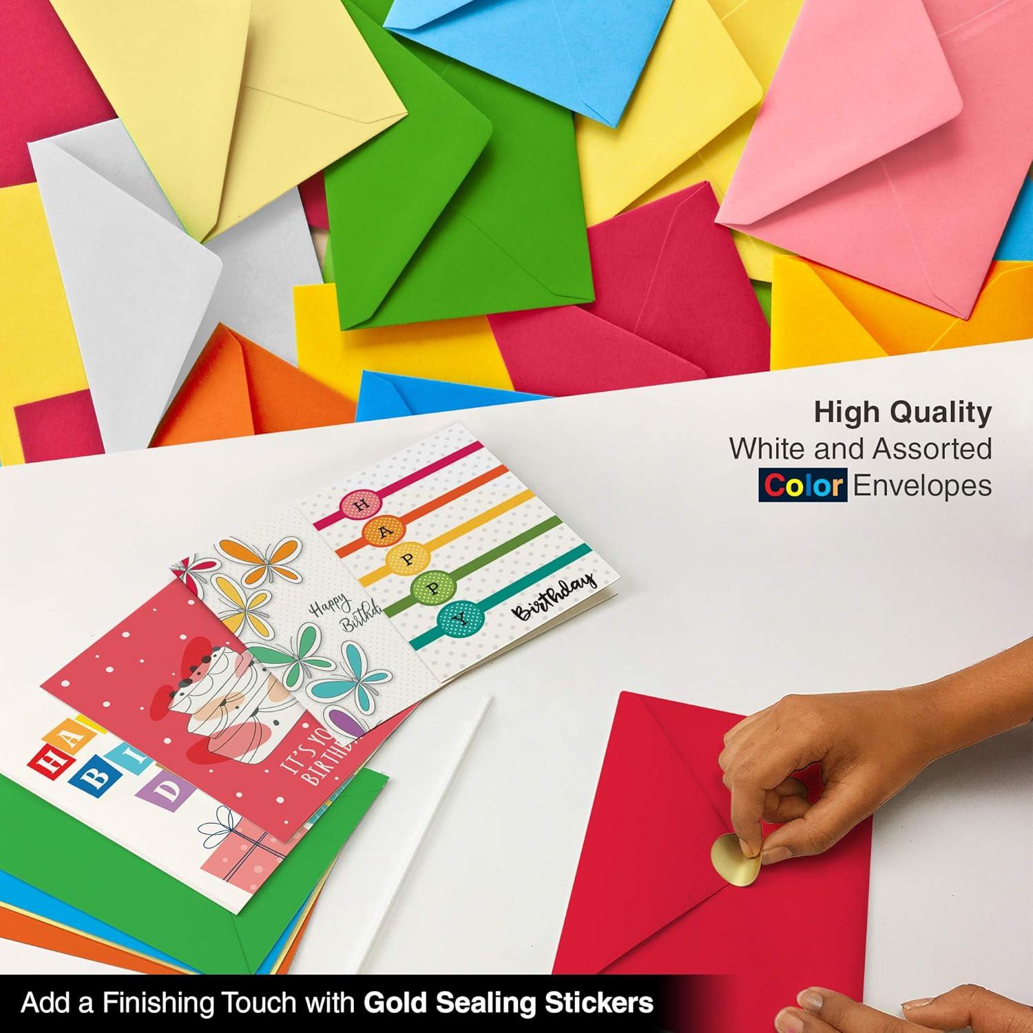 Dessie 100 Tarjetas de Cumpleaños Únicas con Sobres y Sellos