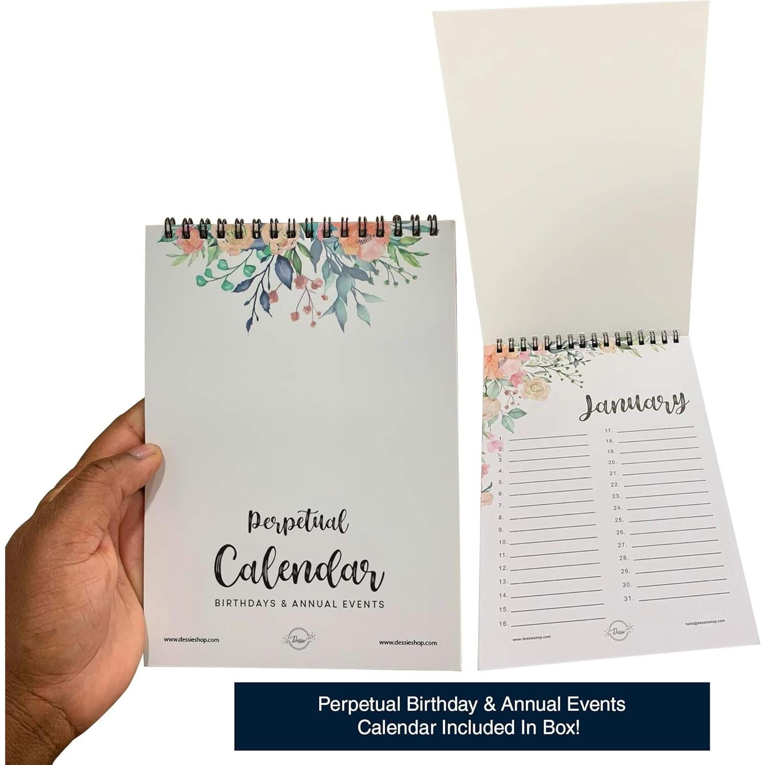 Dessie 100 Tarjetas de Cumpleaños Únicas con Sobres y Sellos