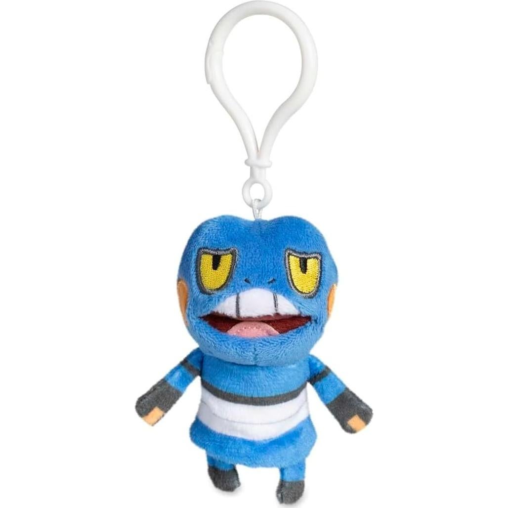 Marioneta de dedo Croagunk de peluche - Centro Pokémon