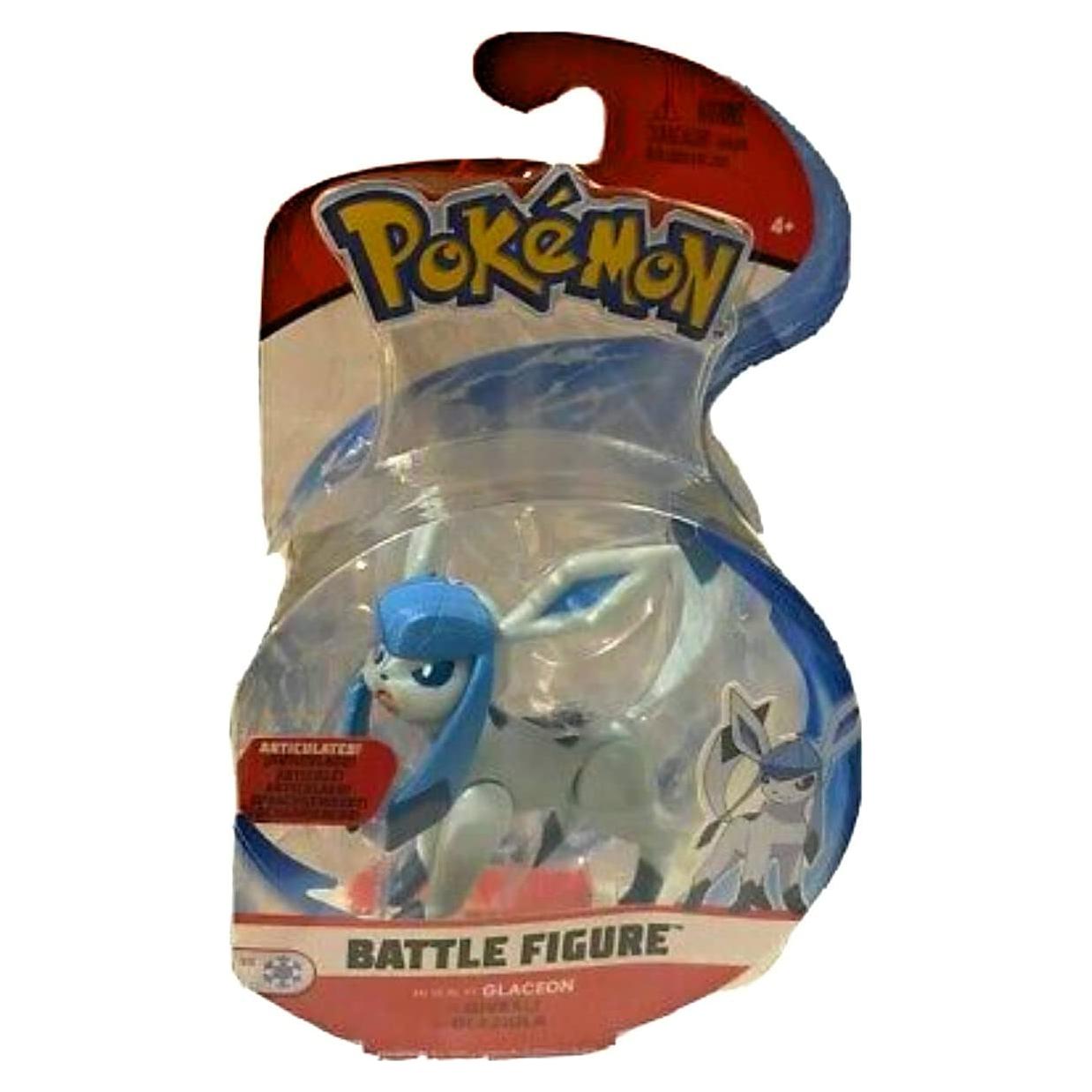 Figura de Batalla Pokémon Glaceon 5.08 cm - Articulada