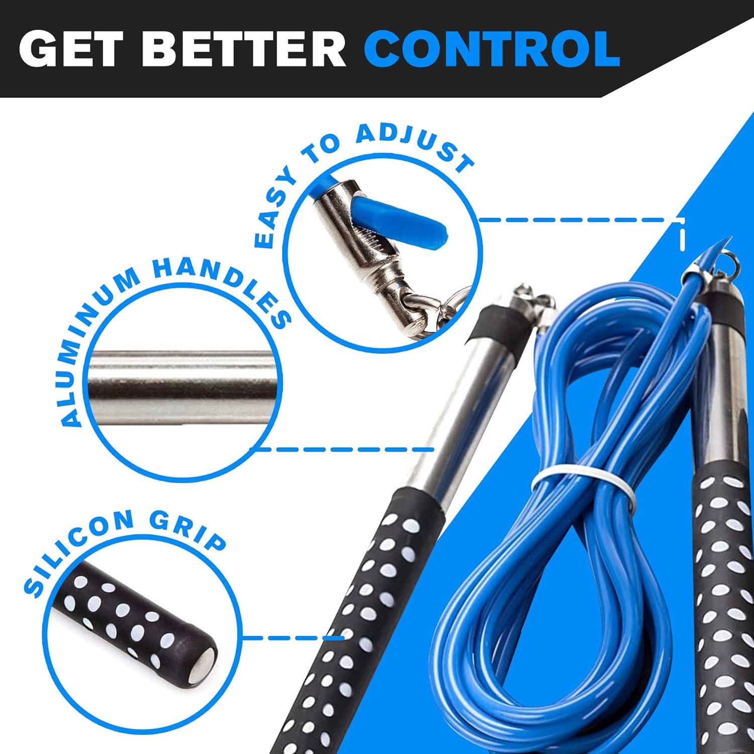 Cuerda de Salto DYNAPRO Ajustable para Boxeo y Freestyle