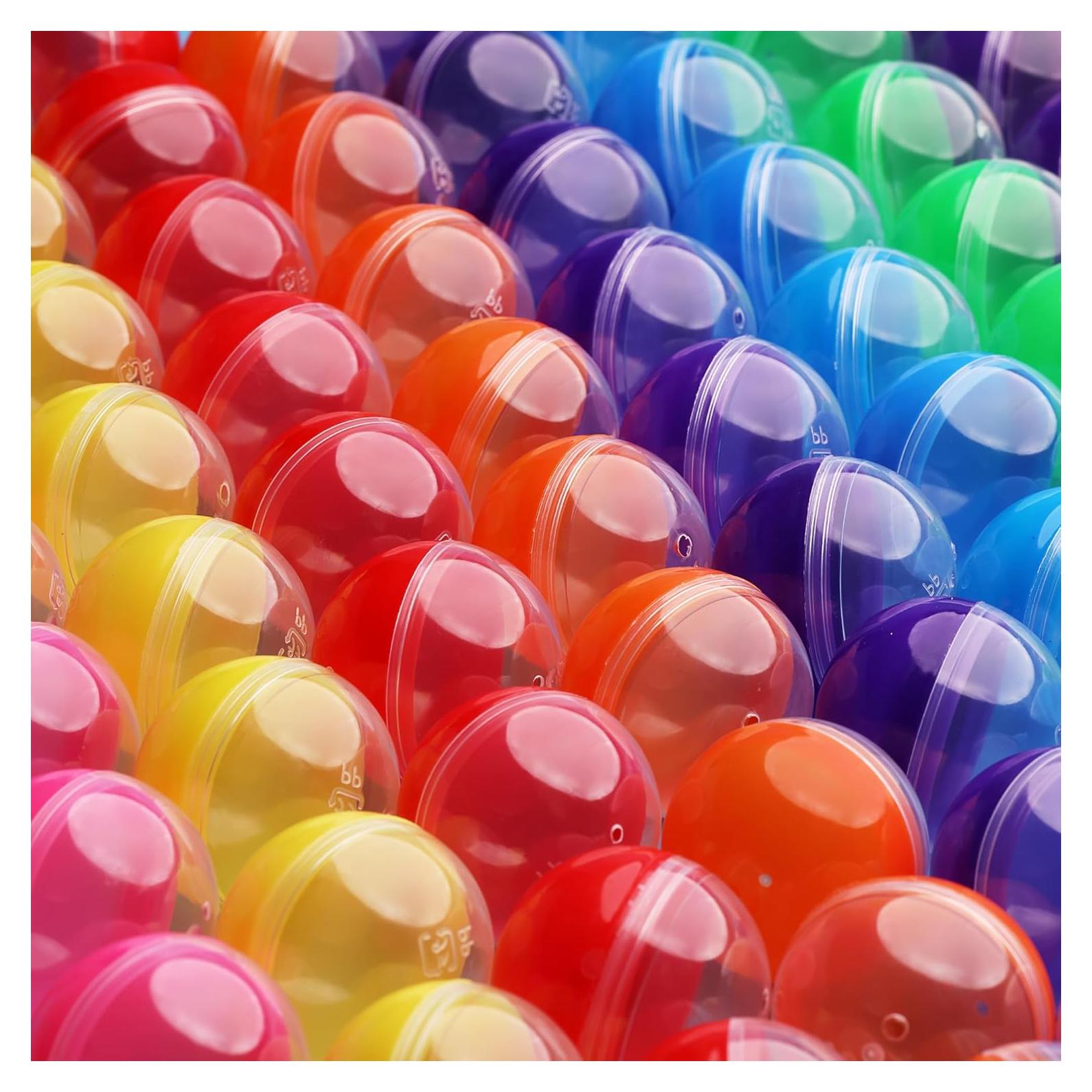 Cápsulas Redondas Transparentes Vacías Entervending 50 Pcs 5 cm