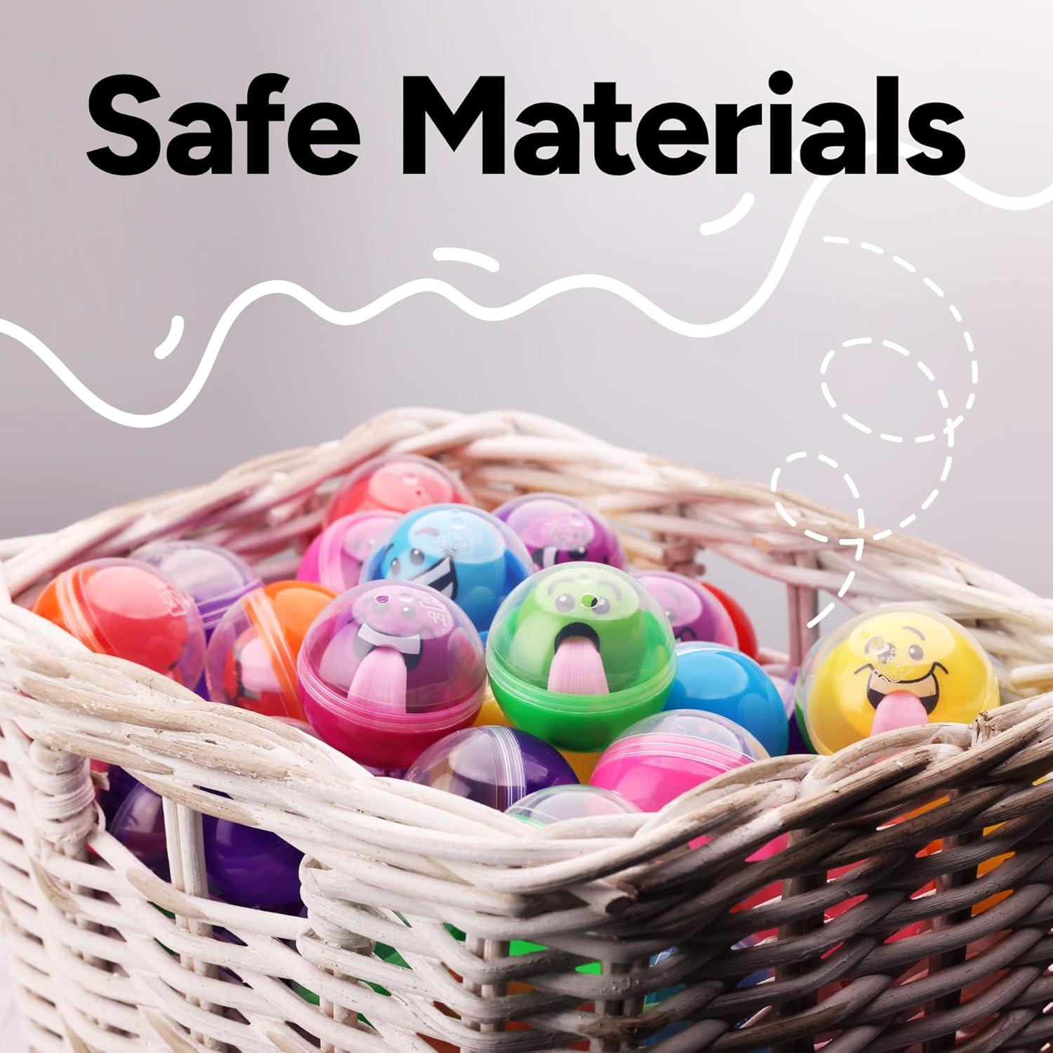 Cápsulas Redondas Transparentes Vacías Entervending 50 Pcs 5 cm