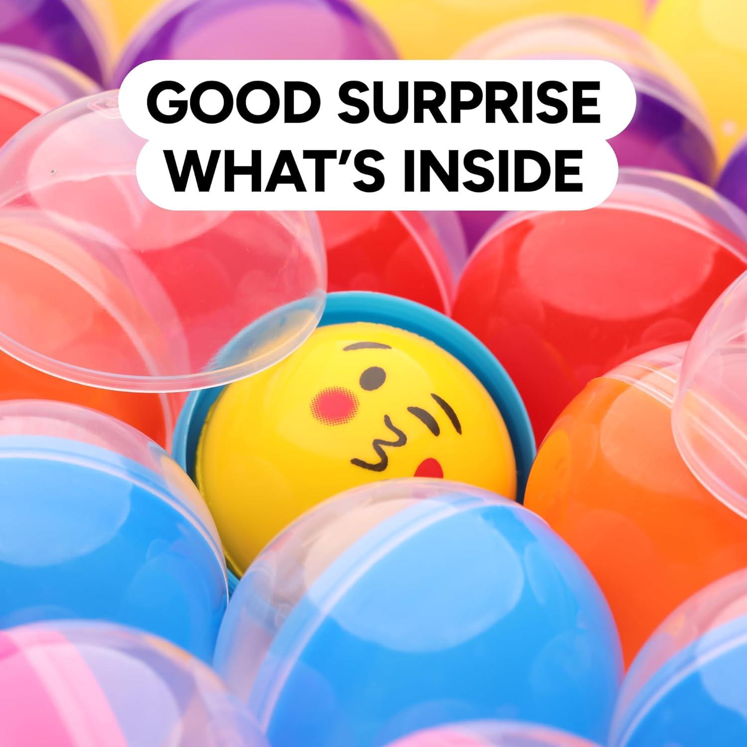 Cápsulas Redondas Transparentes Vacías Entervending 50 Pcs 5 cm